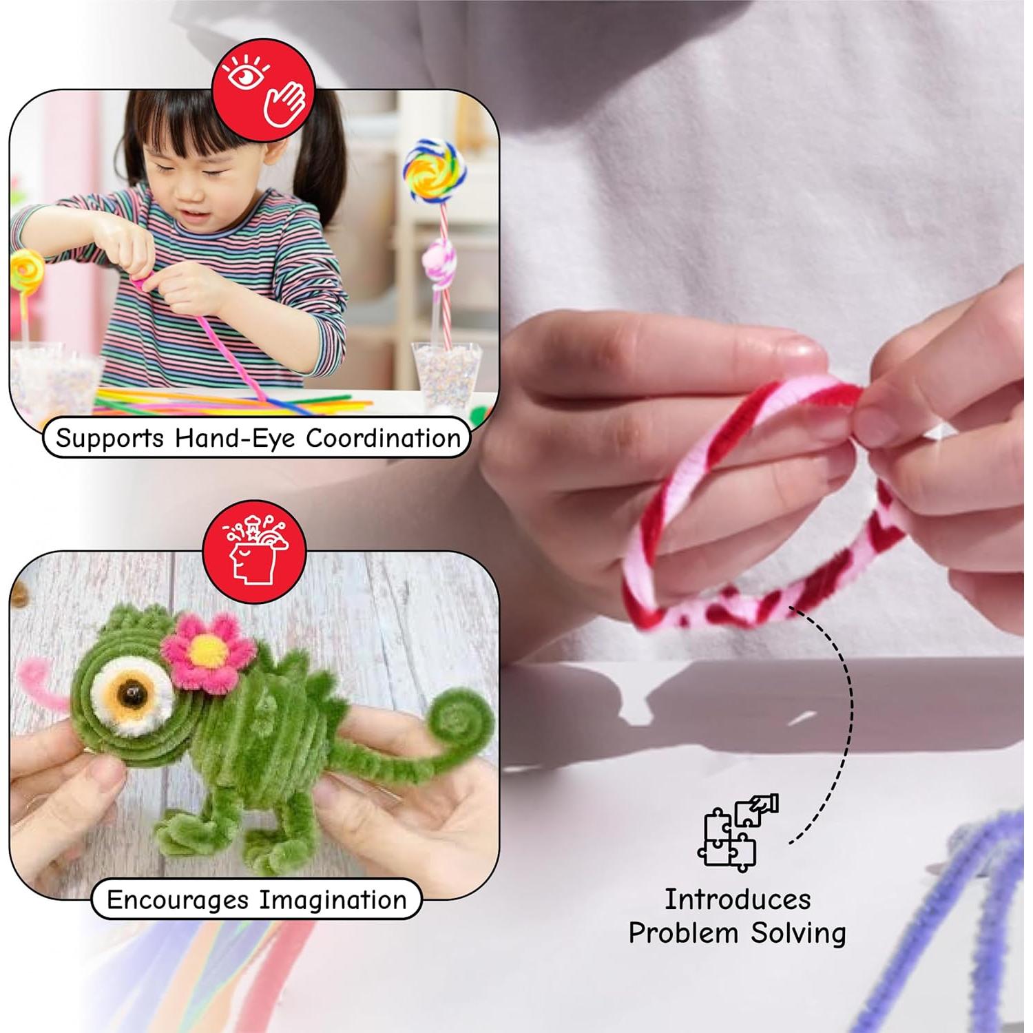 Limpiapipas a granel Charles Leonard 1000 unidades 4mm x 30.48cm