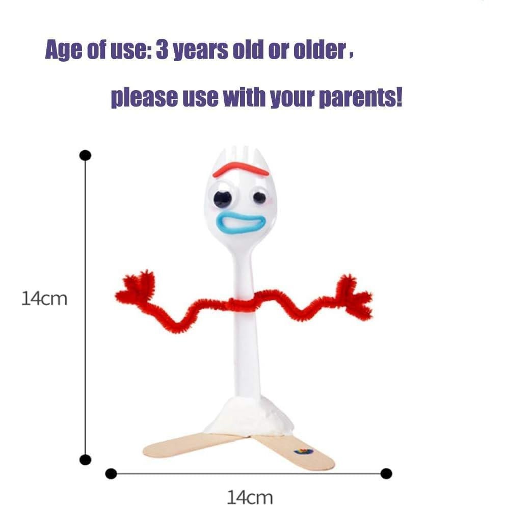 Set de Creatividad Vazkequ con 100 Tenedores y Accesorios