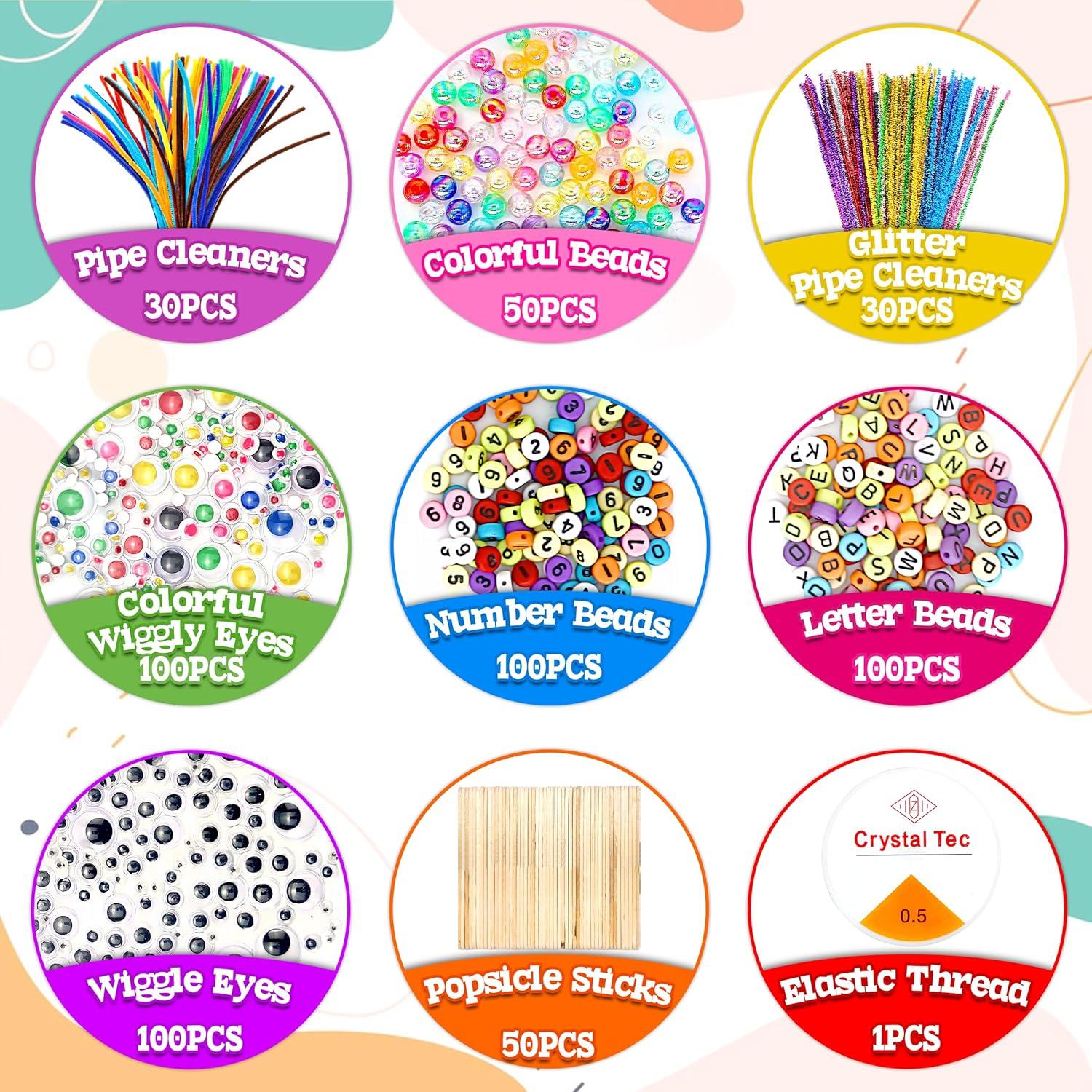 Kit de Manualidades LINAYE 2150 Piezas para Niños 4-10 Años