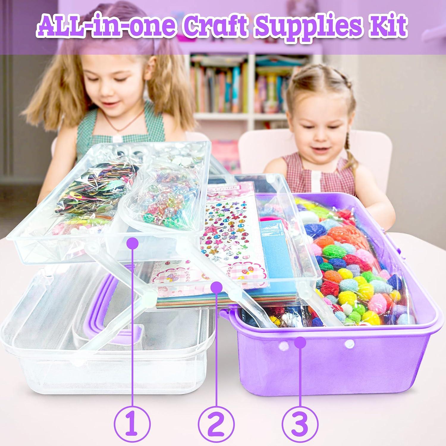 Kit de Manualidades LINAYE 2150 Piezas para Niños 4-10 Años