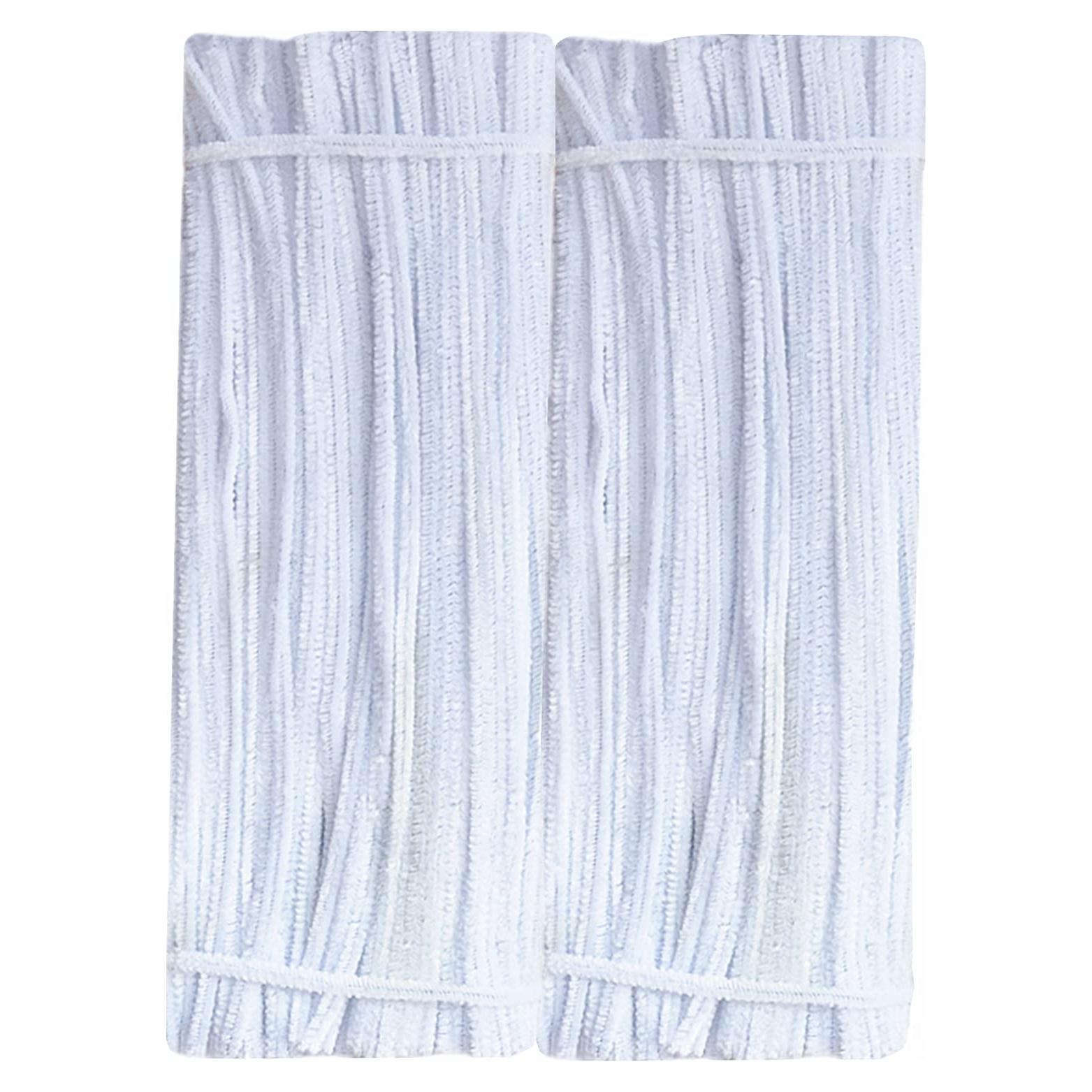 Limpiapipas Blancos Chenille 100 Piezas 30.48 cm GRAMT