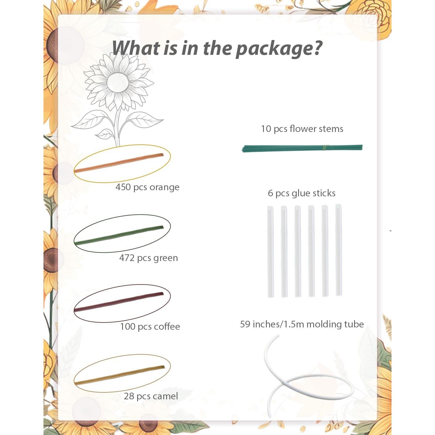 Kit de Manualidades Girasol Gigante Farbeniok 1050 Piezas