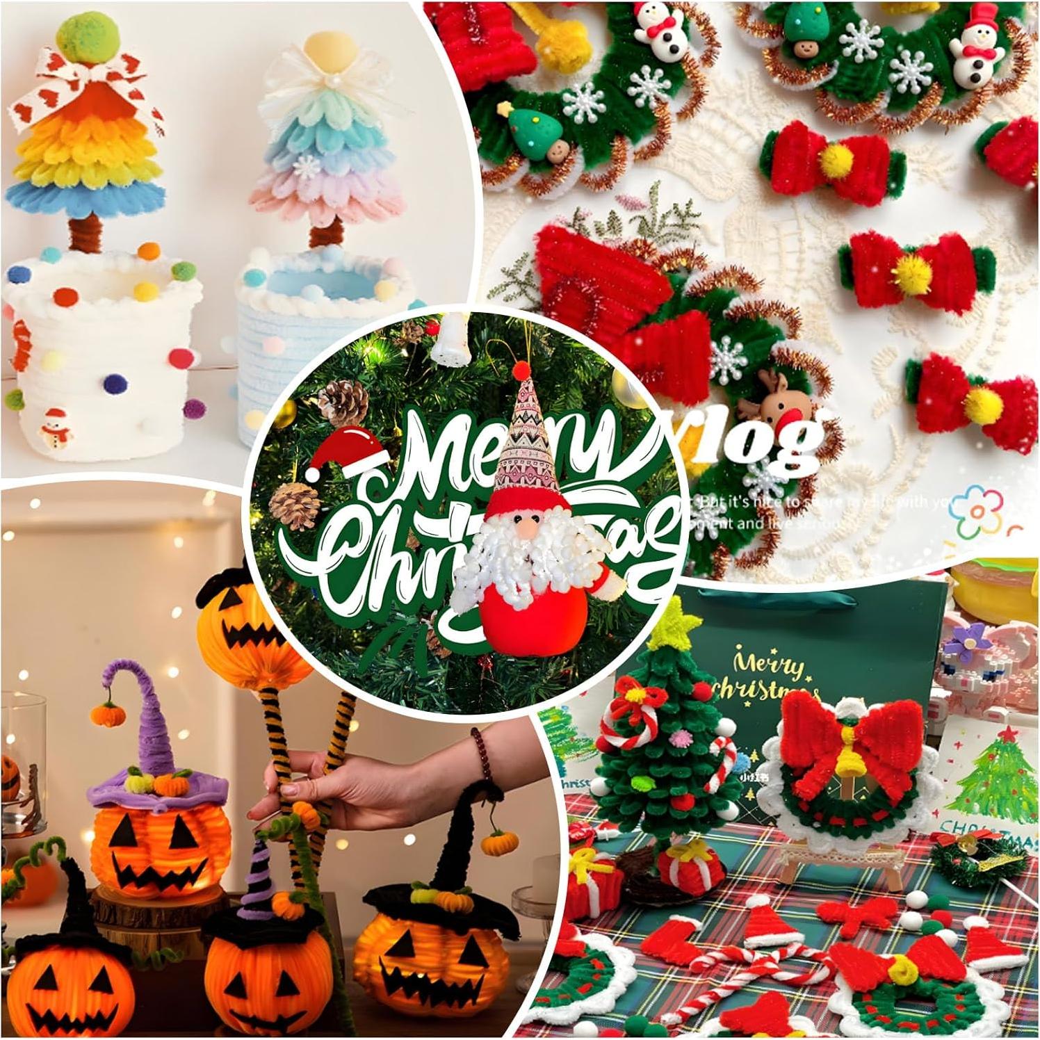 300 Limpiadores de Tubos KEMANLANG Multicolor 30.48cm DIY