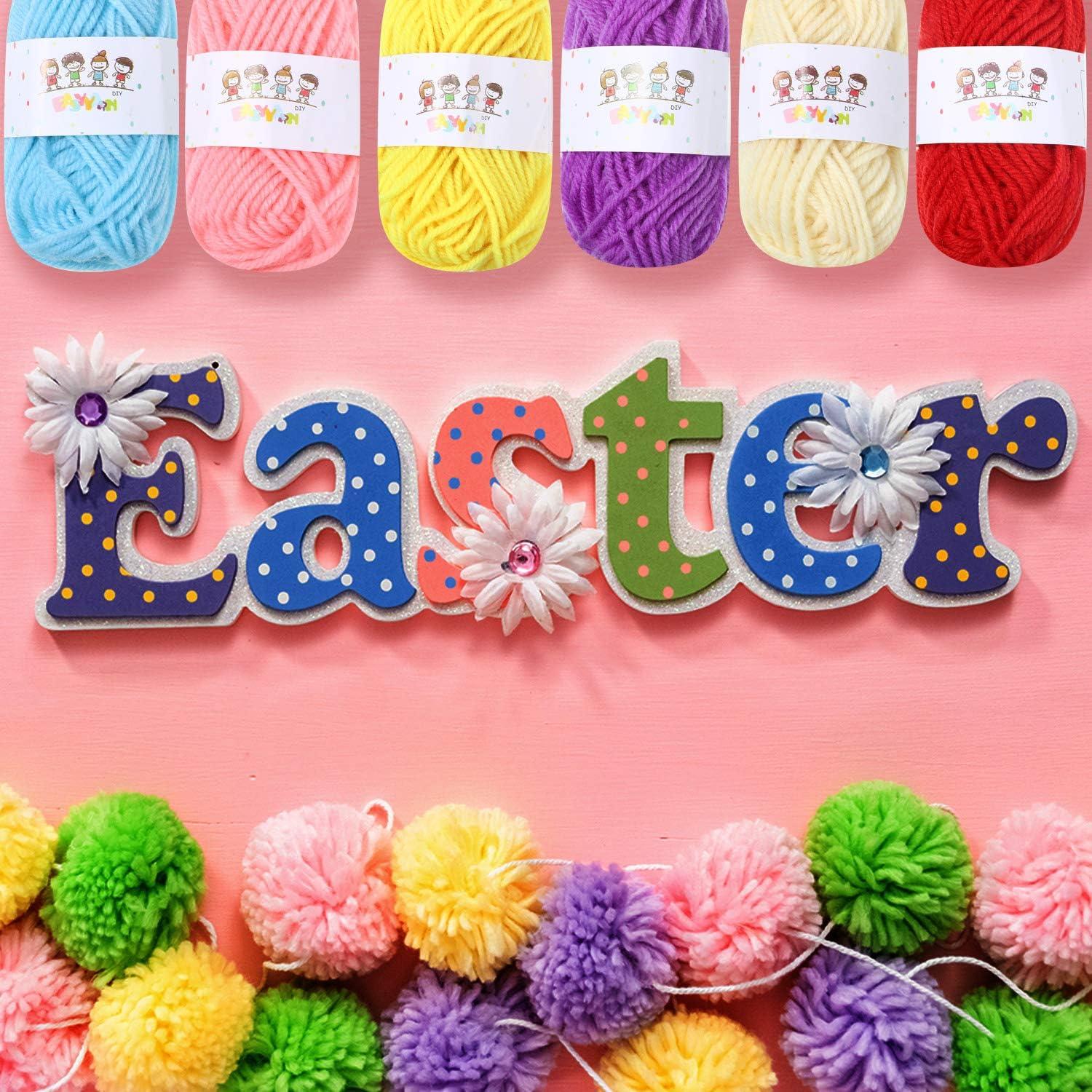 Kit Hacedor de Pompones WILLBOND 6 Tamaños con 12 Ovillos