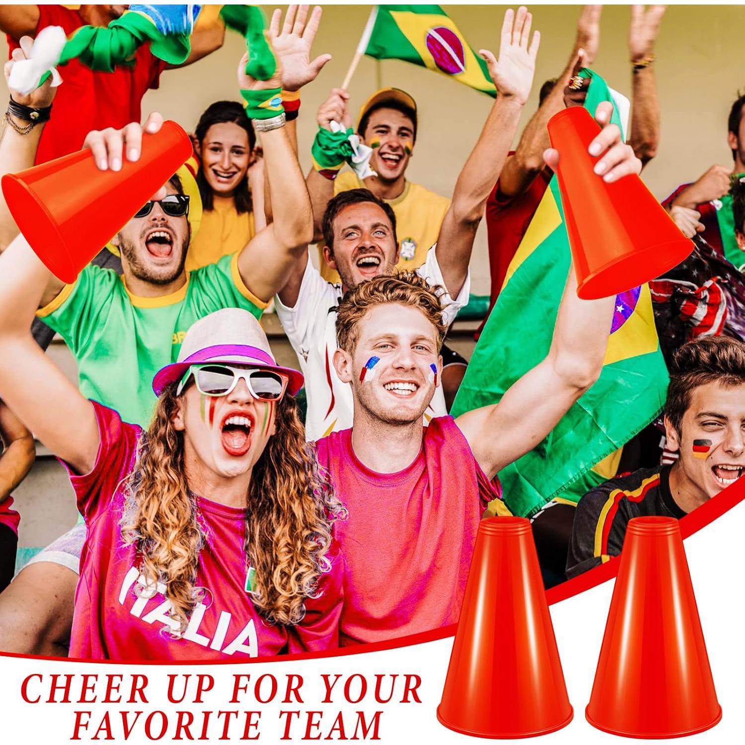 Set 24 Pcs Accesorios de Animación Sosation - Megáfono y Pompones