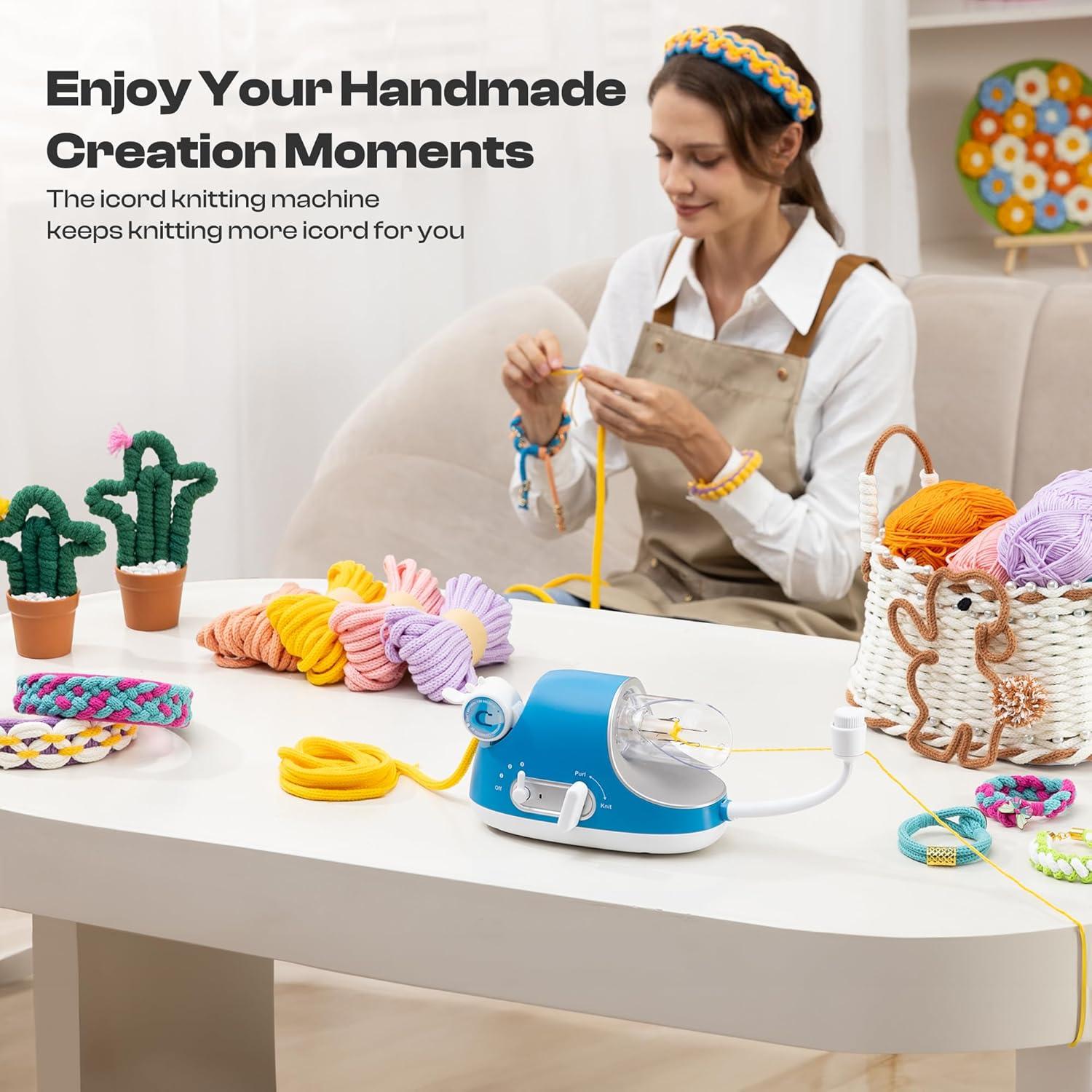 Máquina de Tejer i-Cord Automática Caydo KC-PRO 60cm/min