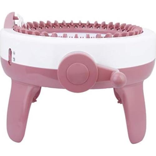 Máquina de Tejer Sentro 40 Agujas Eléctrica Rosa y Blanco