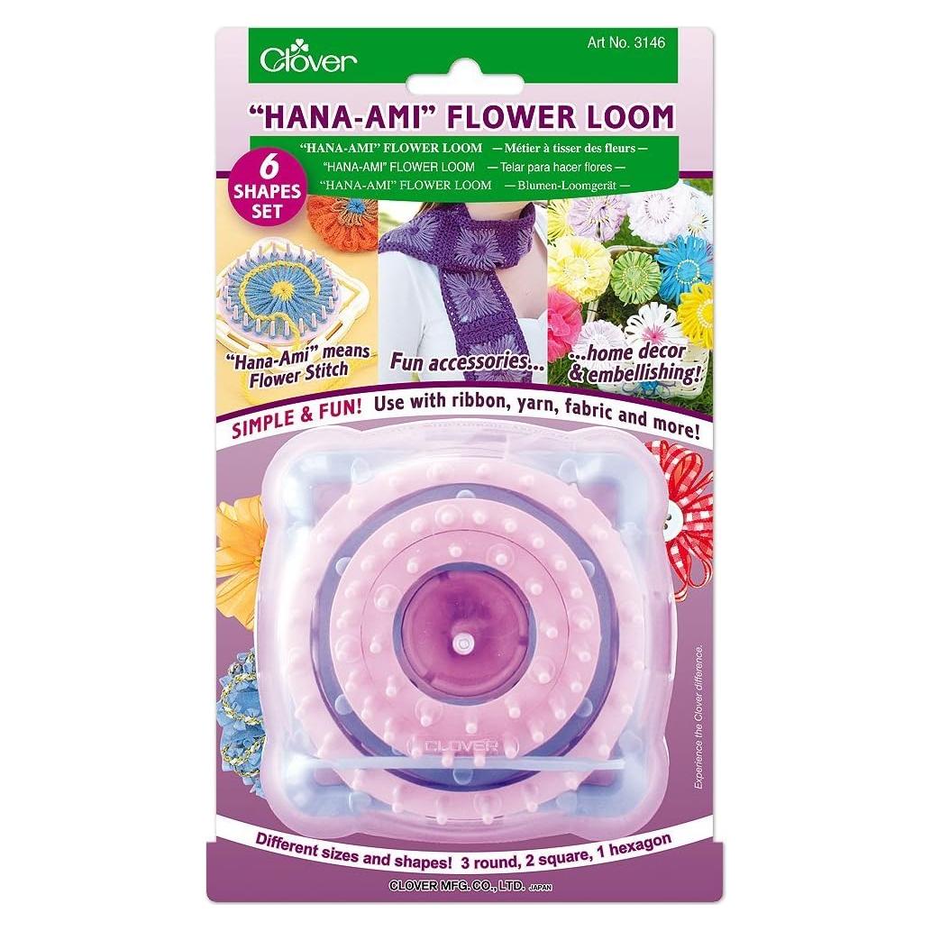 Telar de Flores Clover Hana-Ami 6 Formas Rosa/Azul