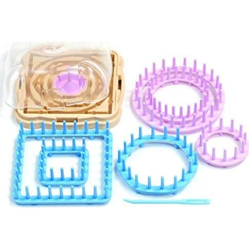 Telar de Flores Clover Hana-Ami 6 Formas Rosa/Azul