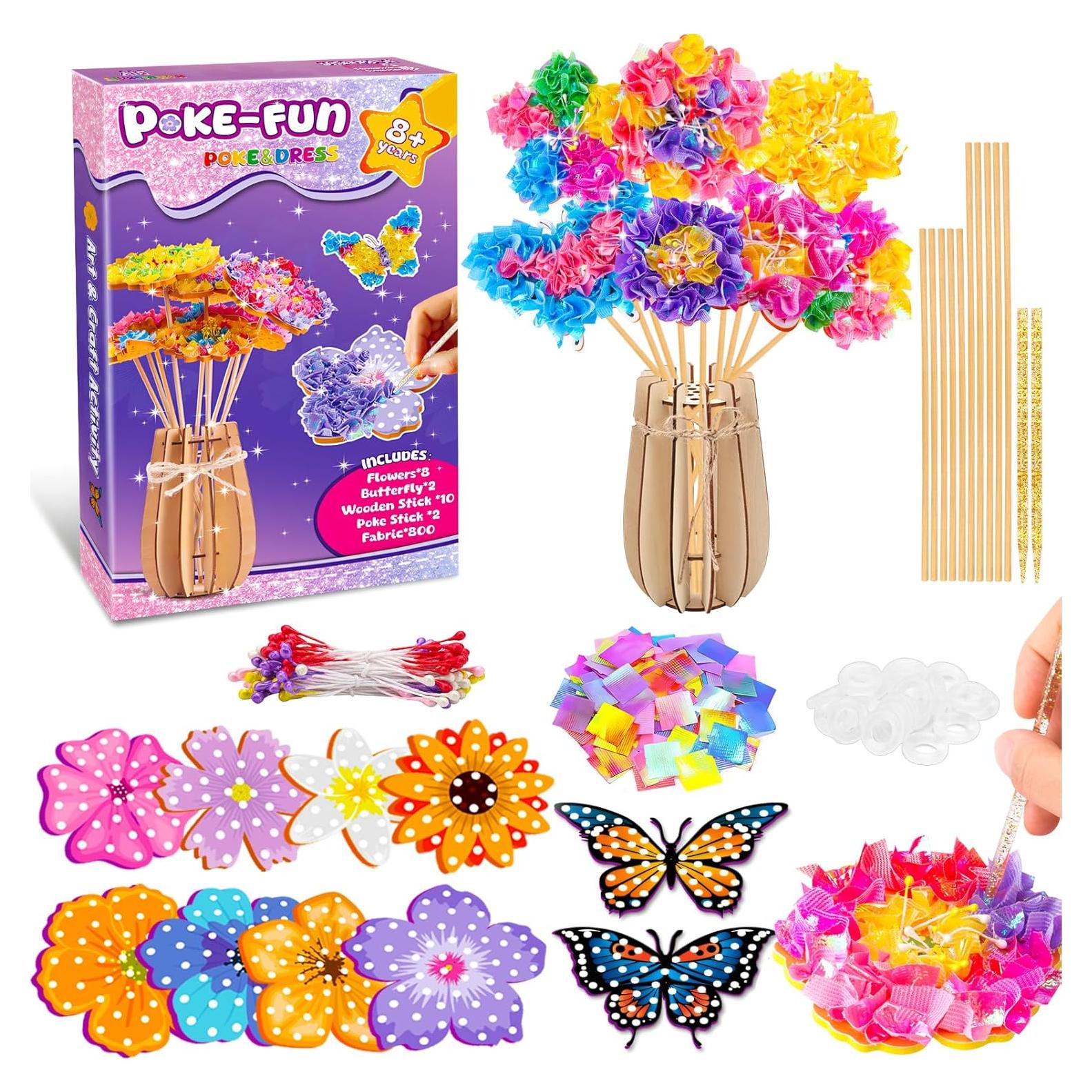 Kit de Manualidades DIY DREACAREFT - Ramo de Flores y Mariposas