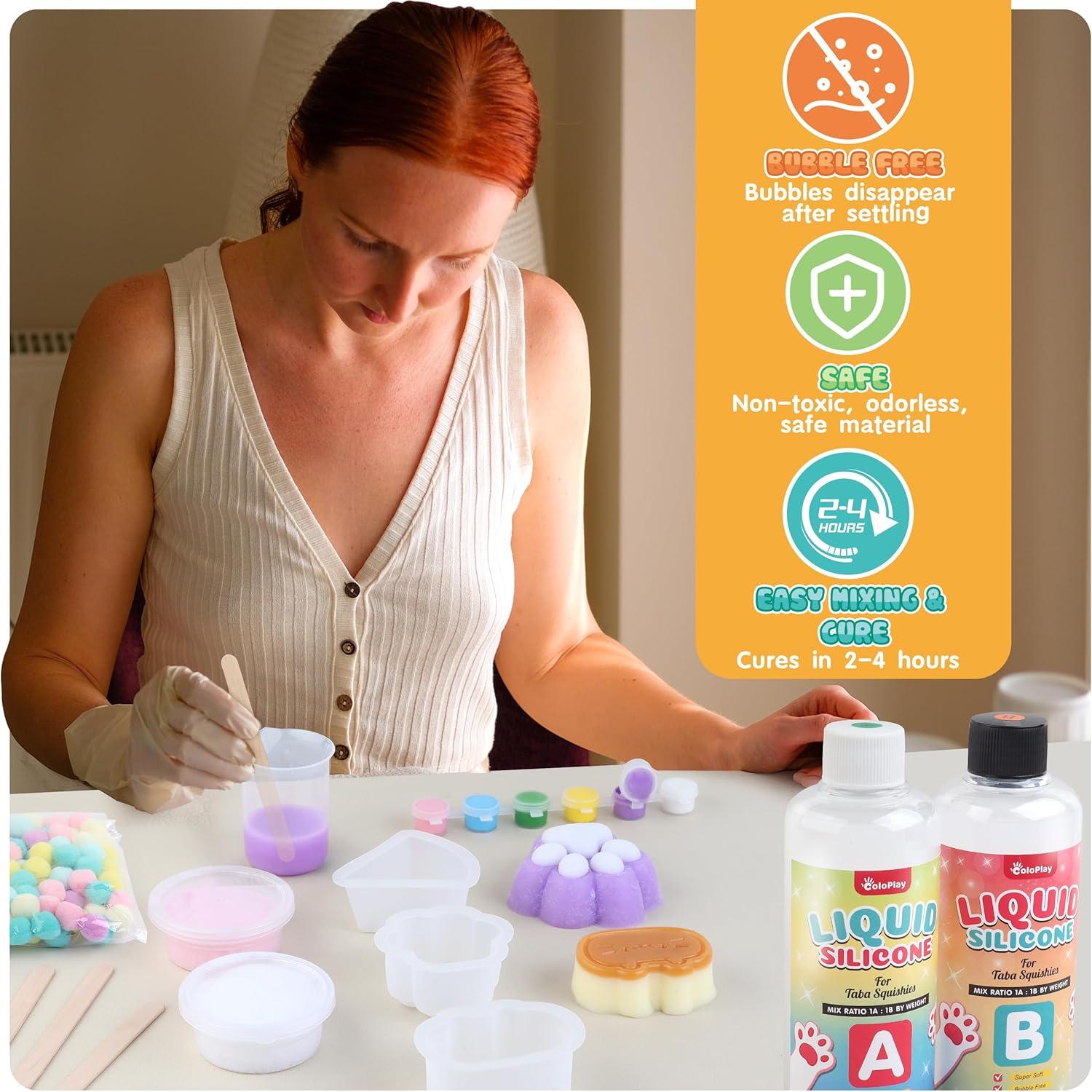 Kit Taba Squishy ColoPlay 0.82 kg - Moldeo y Alivio Estrés