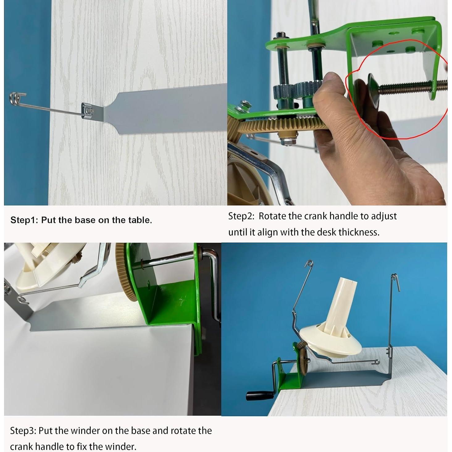 Bobinadora de Hilo Gran Capacidad 500g Genérico con Soporte