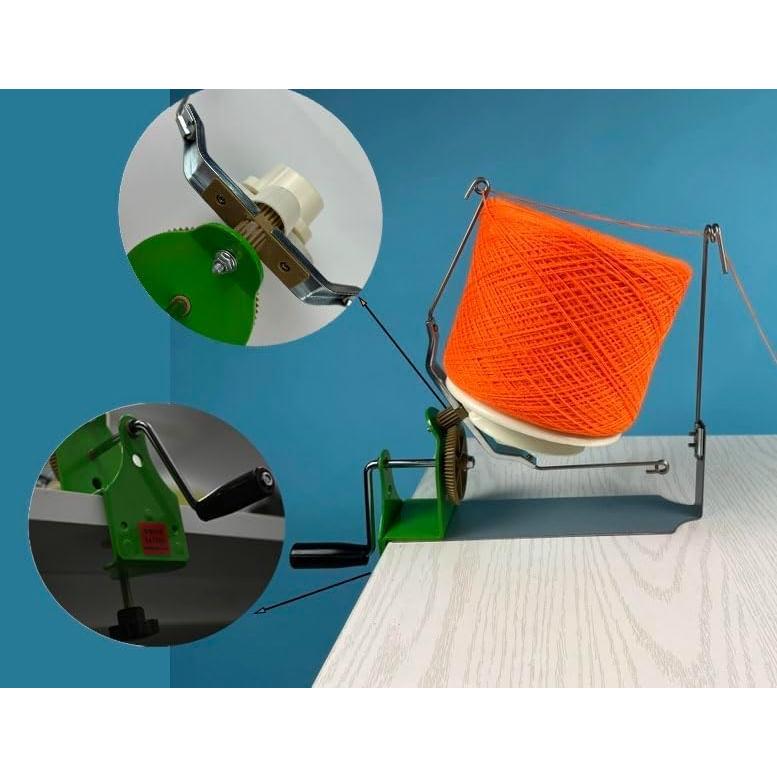 Bobinadora de Hilo Gran Capacidad 500g Genérico con Soporte