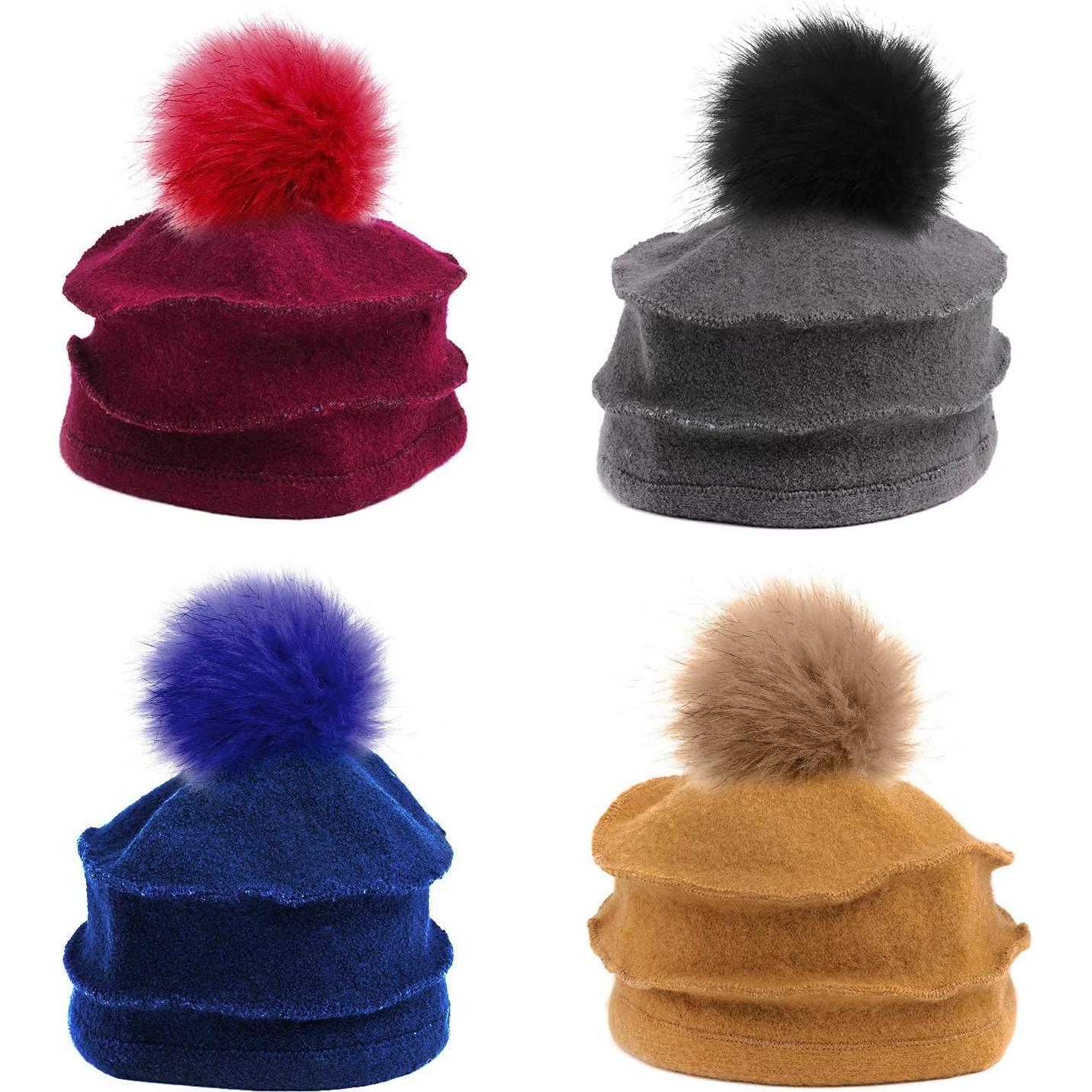 Bolas de Pompón Fluffy Boao 12 Piezas 10 cm Sintéticas