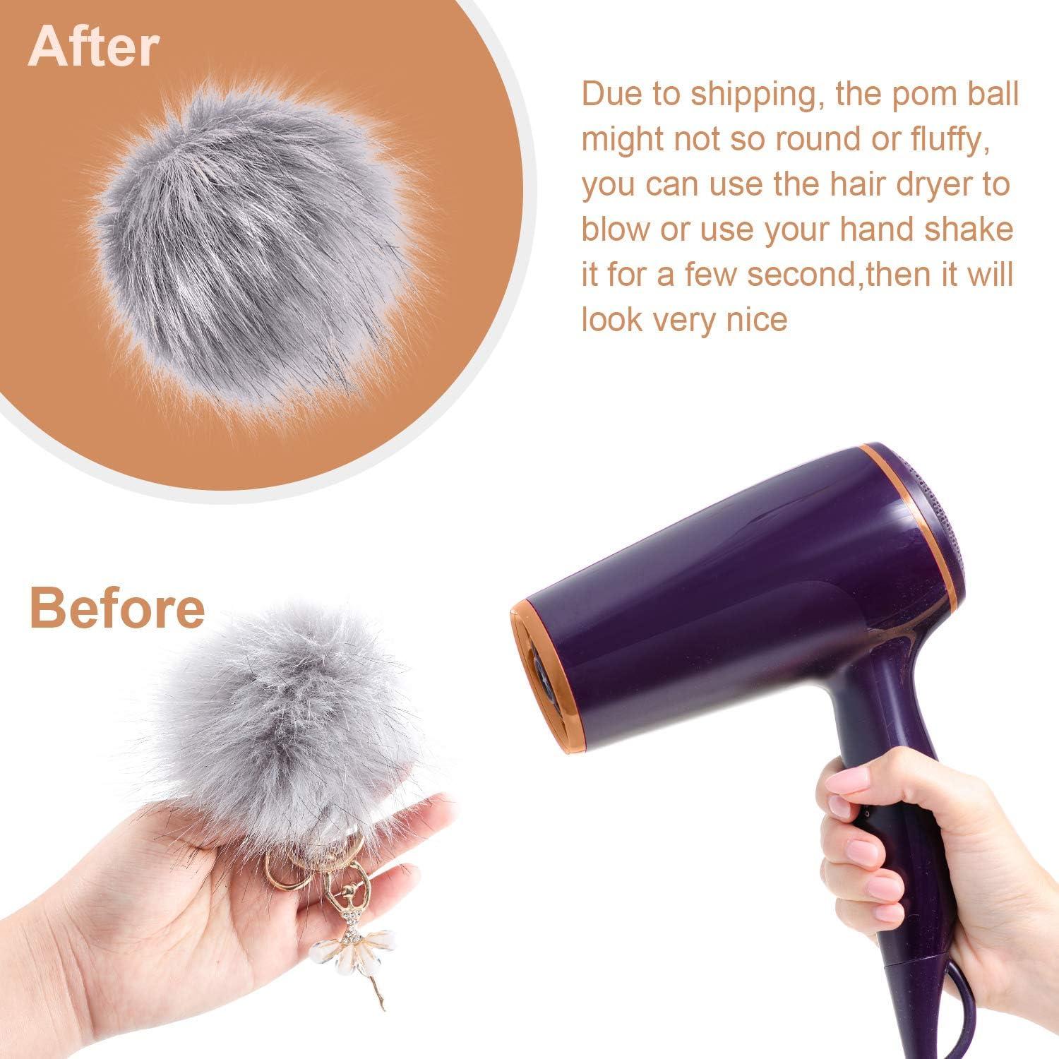 Bolas de Pompón Fluffy Boao 12 Piezas 10 cm Sintéticas