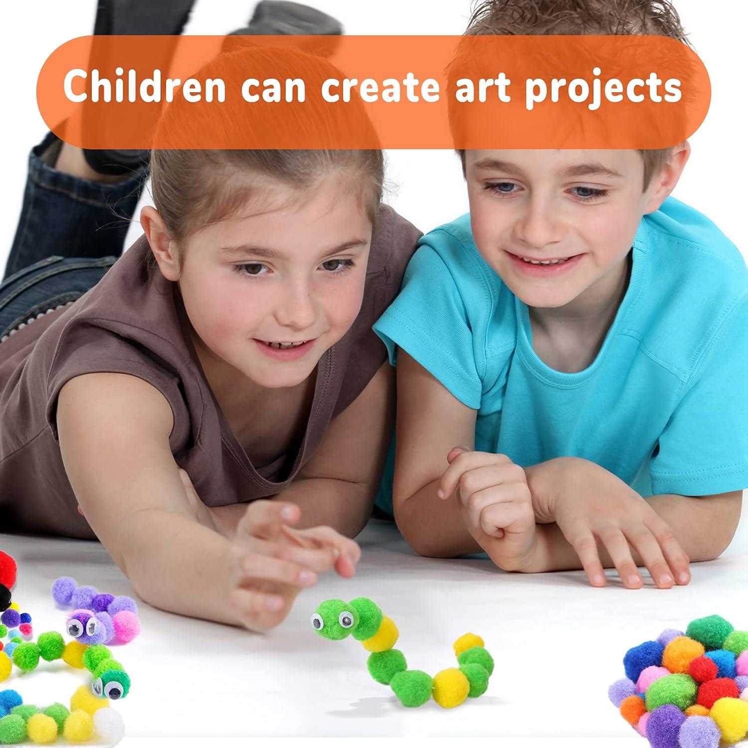 Juego de Pompones Multicolor Caydo 1400 Piezas DIY Manualidades