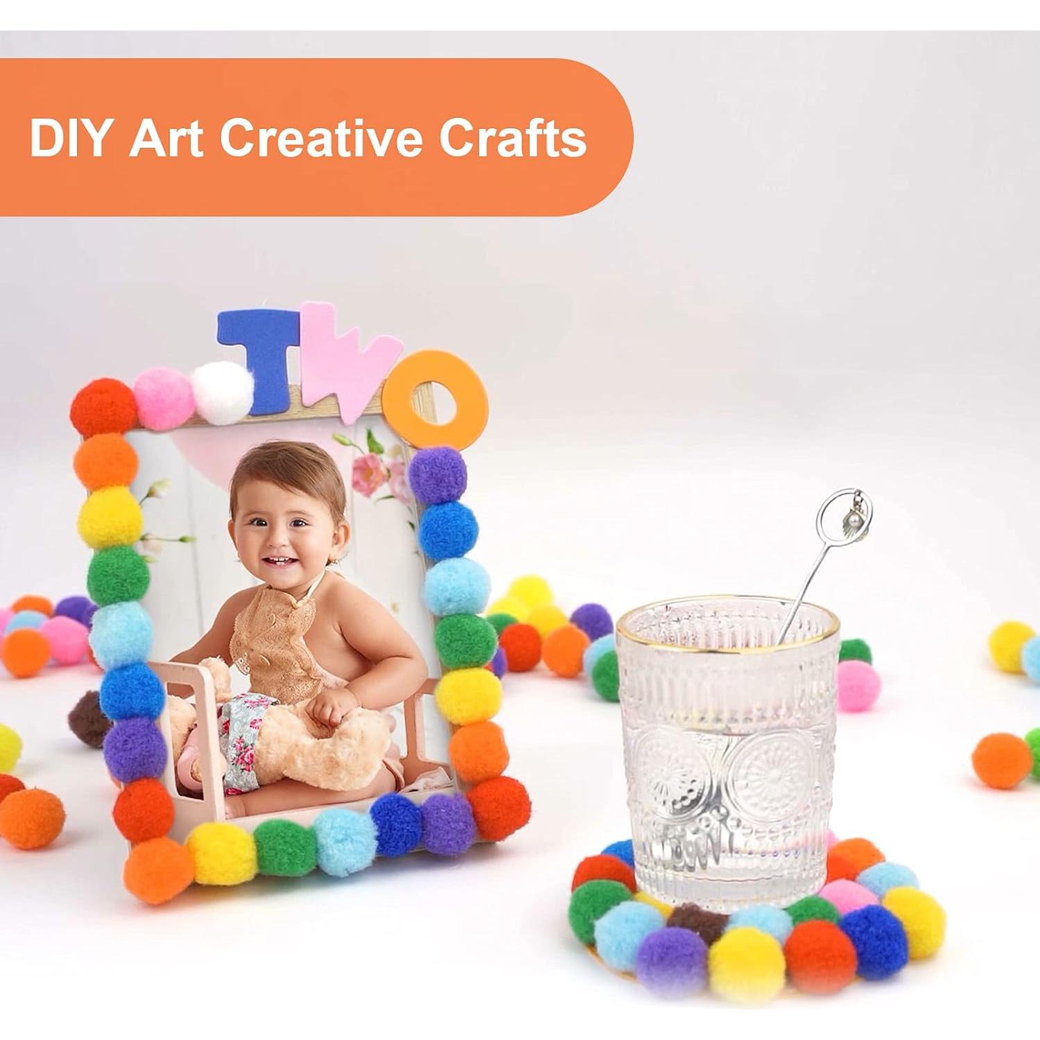 Juego de Pompones Multicolor Caydo 1400 Piezas DIY Manualidades