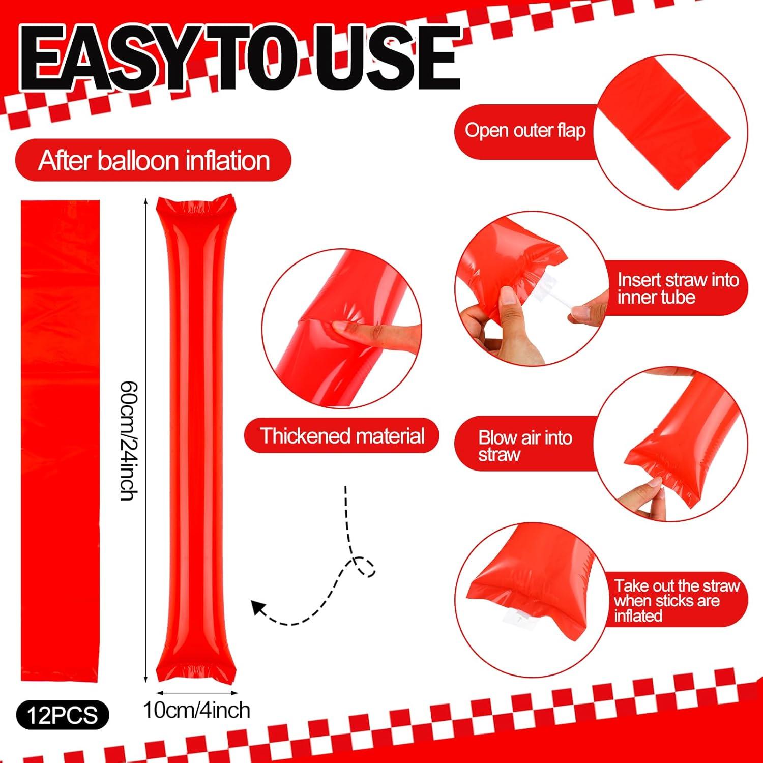 Soulchen 360 Pcs Accesorios de Espíritu Escolar Rojos