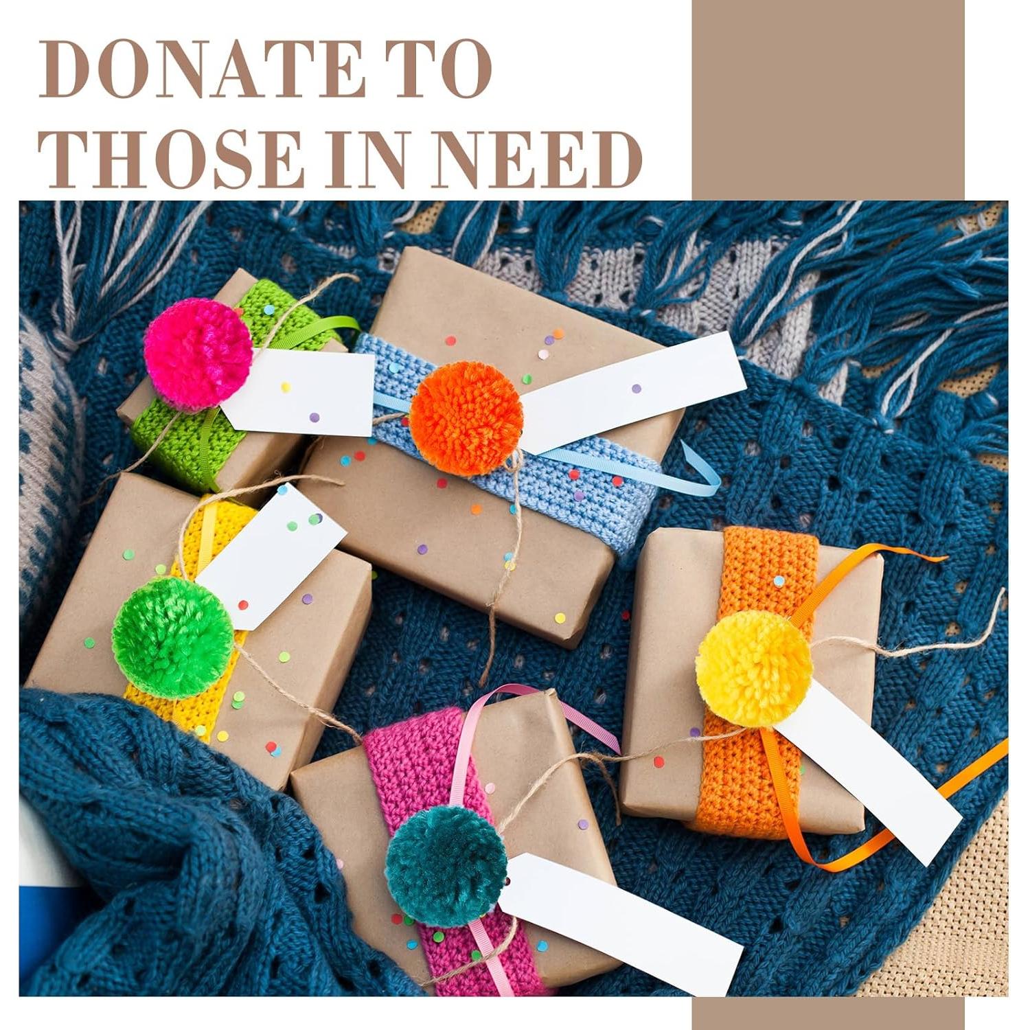 Pompones de Hilo Gemscream 100 Pcs 7.6 cm Multicolor DIY