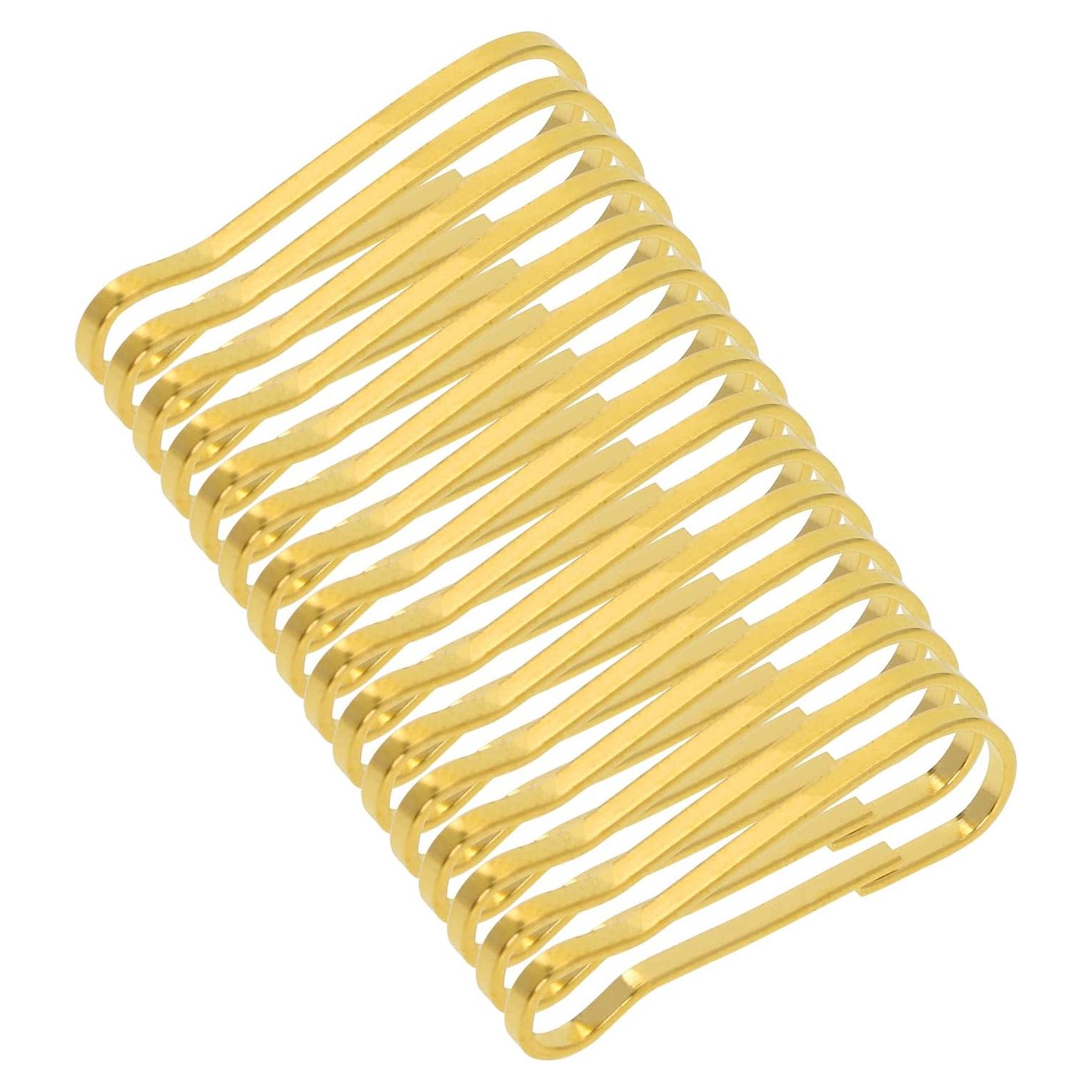 Ganchos de Clip de Snap Mini Skater 60Pcs Dorado