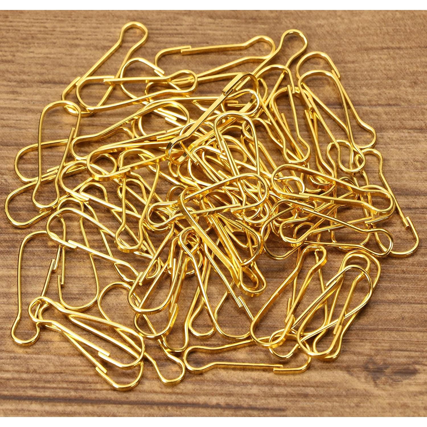 Ganchos de Clip de Snap Mini Skater 60Pcs Dorado