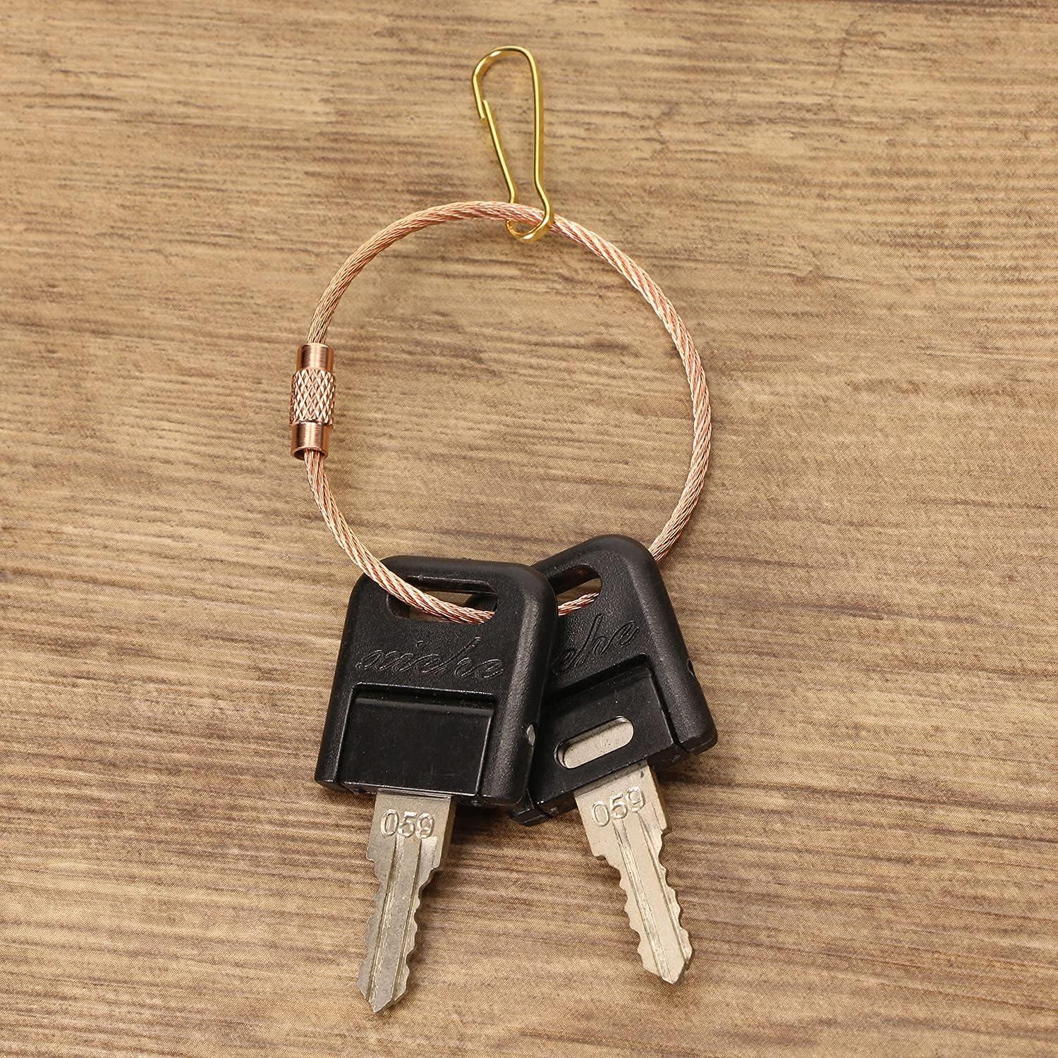 Ganchos de Clip de Snap Mini Skater 60Pcs Dorado