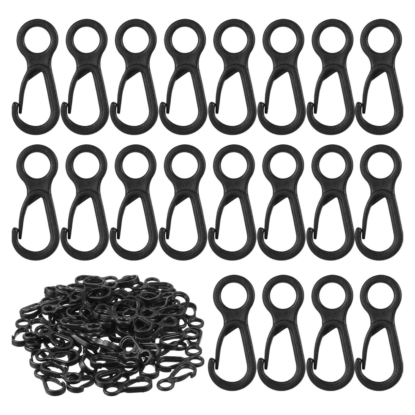 100 Ganchos de Lanyard Plástico Syhood para Manualidades