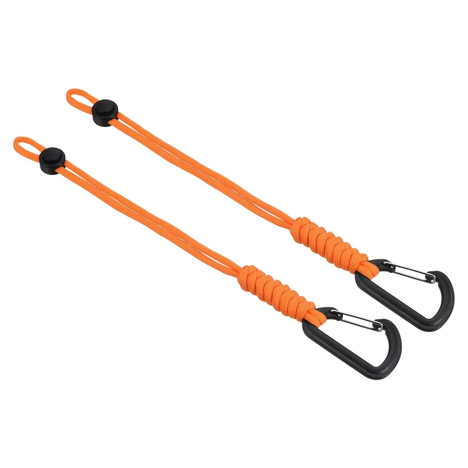 Llaveros de Paracord PATIKIL Naranja 26cm Ajustable para Camping