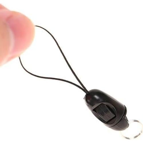 10 Hebillas Desmontables Negras Antipérdida para Teléfonos