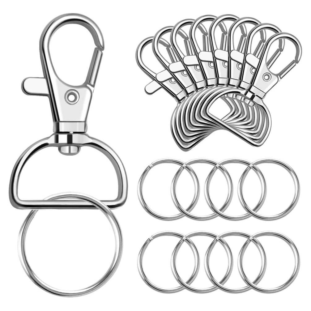 Ganchos Giratorios de Metal PAXCOO 100 Pcs 4.13 cm