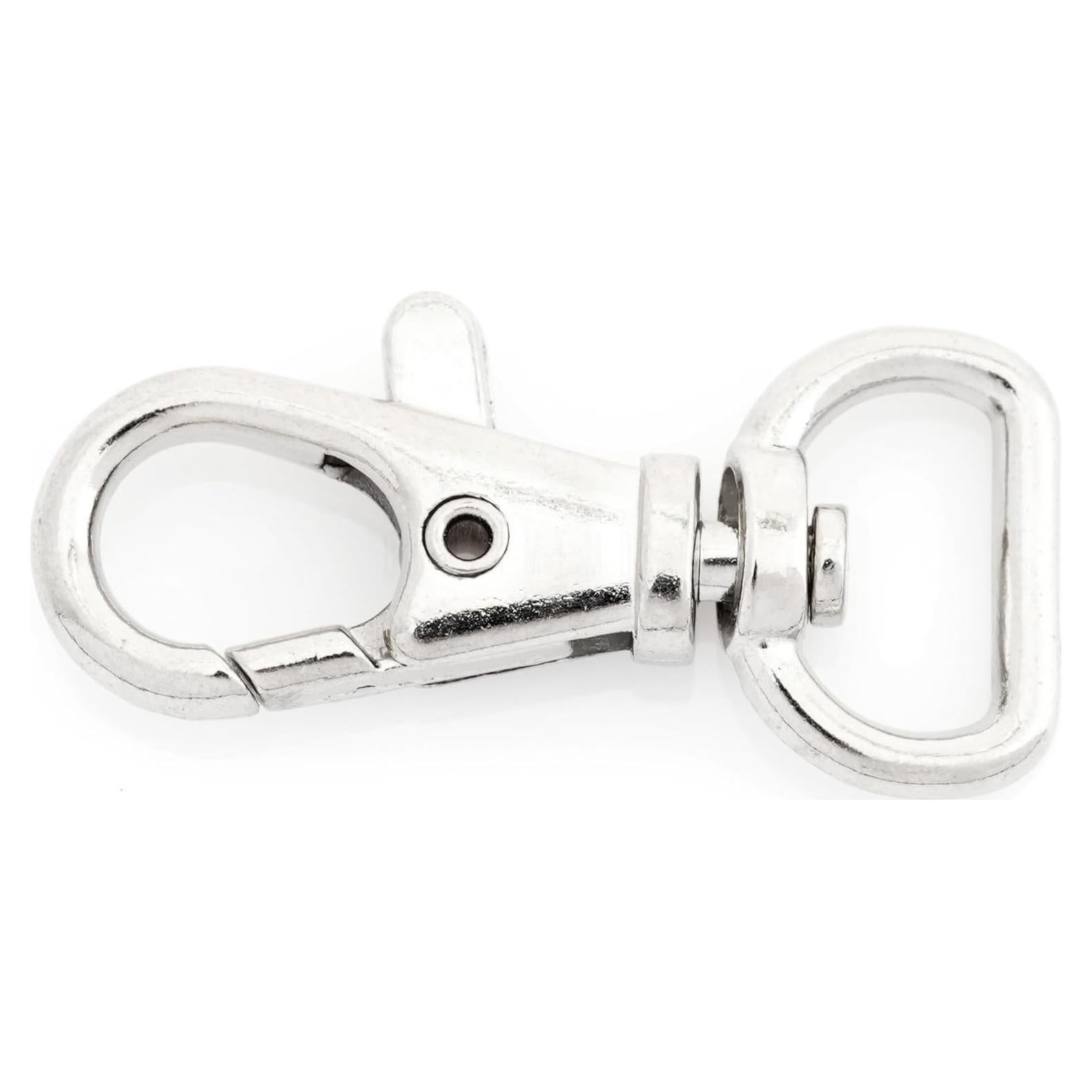 Ganchos de Traba Giratorios CRAFTMEMORE 10 Piezas 16mm 20mm 25mm Plata