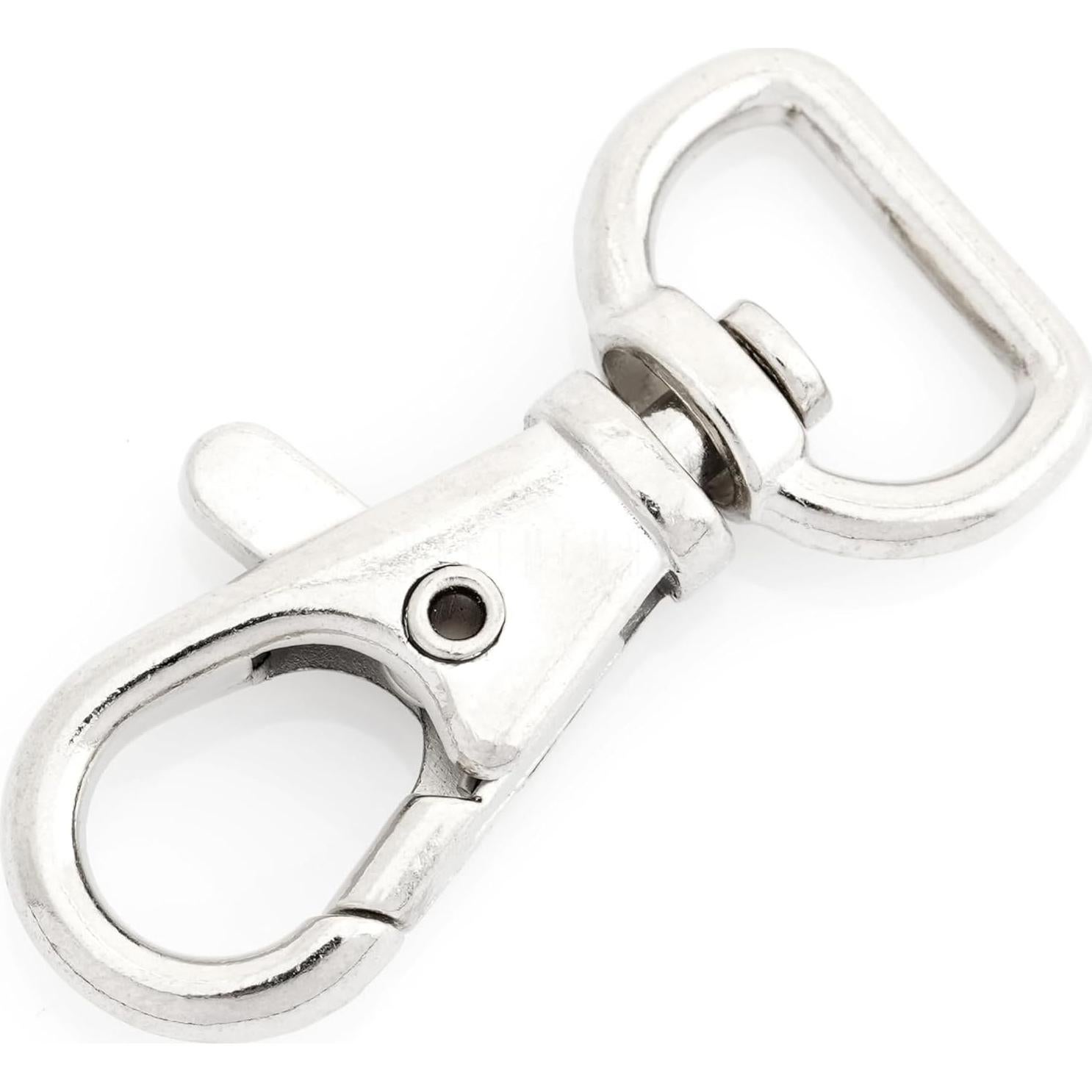 Ganchos de Traba Giratorios CRAFTMEMORE 10 Piezas 16mm 20mm 25mm Plata