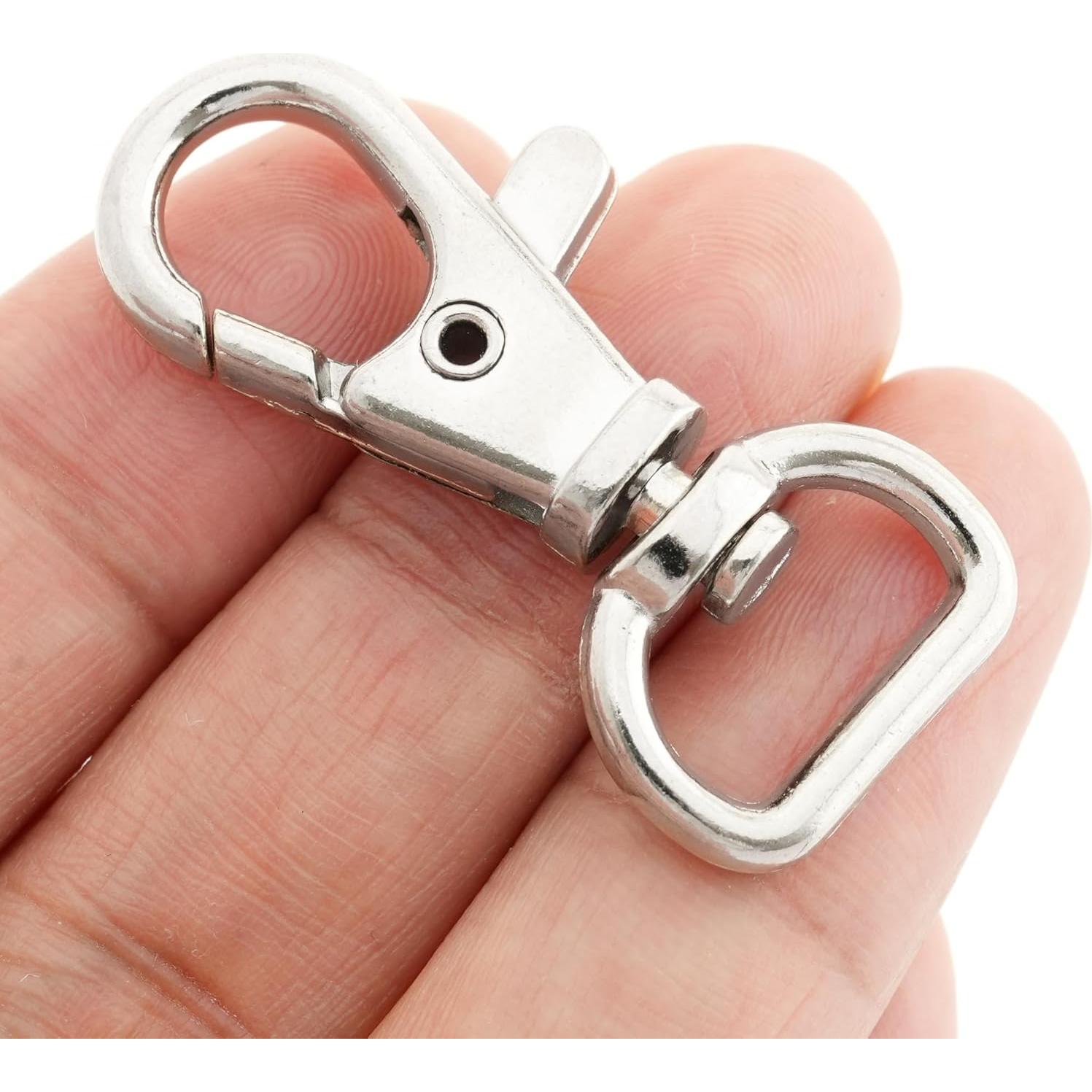 Ganchos de Traba Giratorios CRAFTMEMORE 10 Piezas 16mm 20mm 25mm Plata