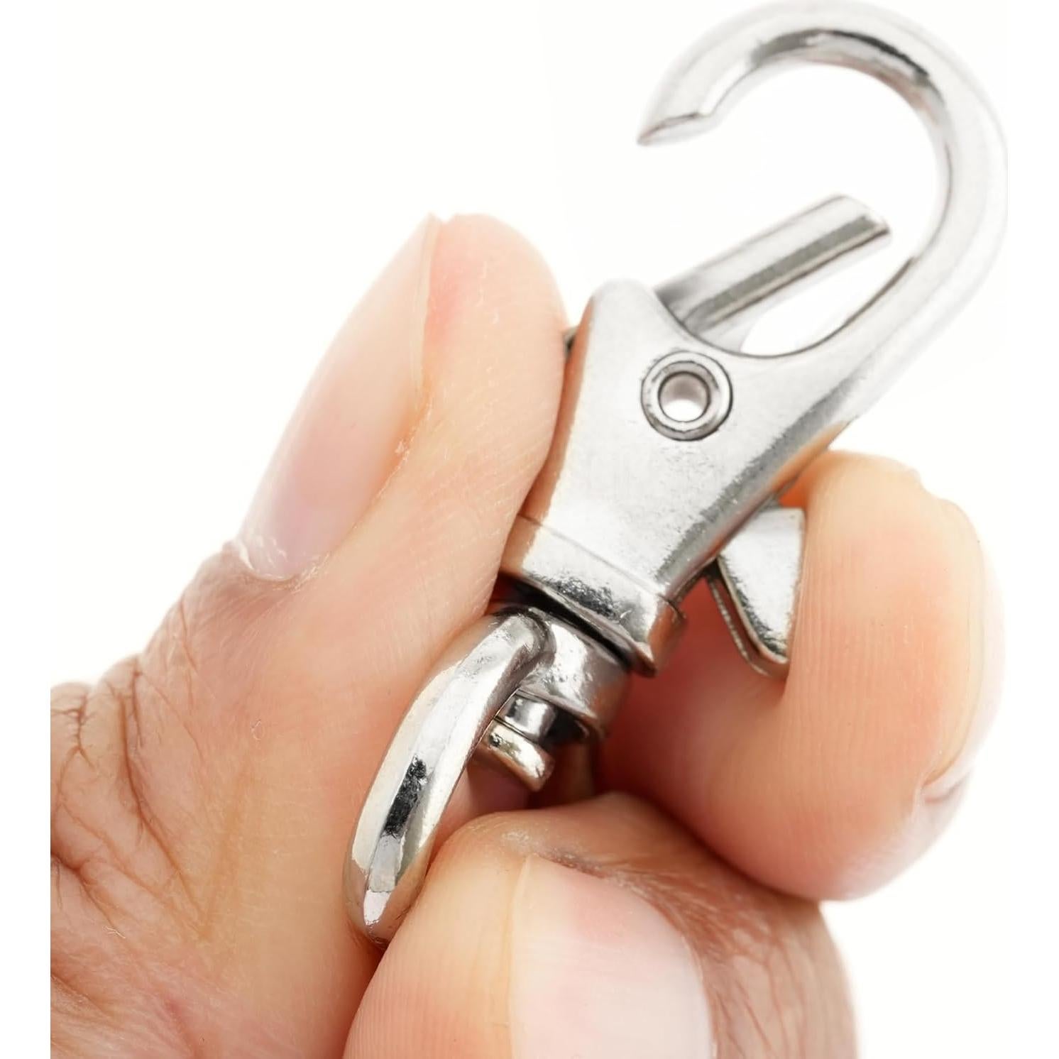 Ganchos de Traba Giratorios CRAFTMEMORE 10 Piezas 16mm 20mm 25mm Plata