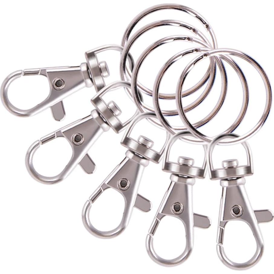 Ganchos giratorios WXJ13 55 piezas - Gancho de langosta y anillos