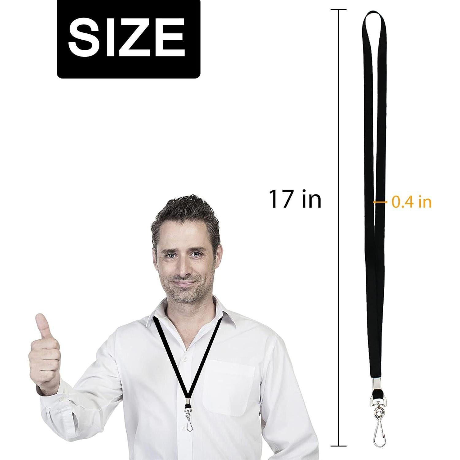 Cintas Negras de Nylon Korty 50 Paquetes con Clip Giratorio