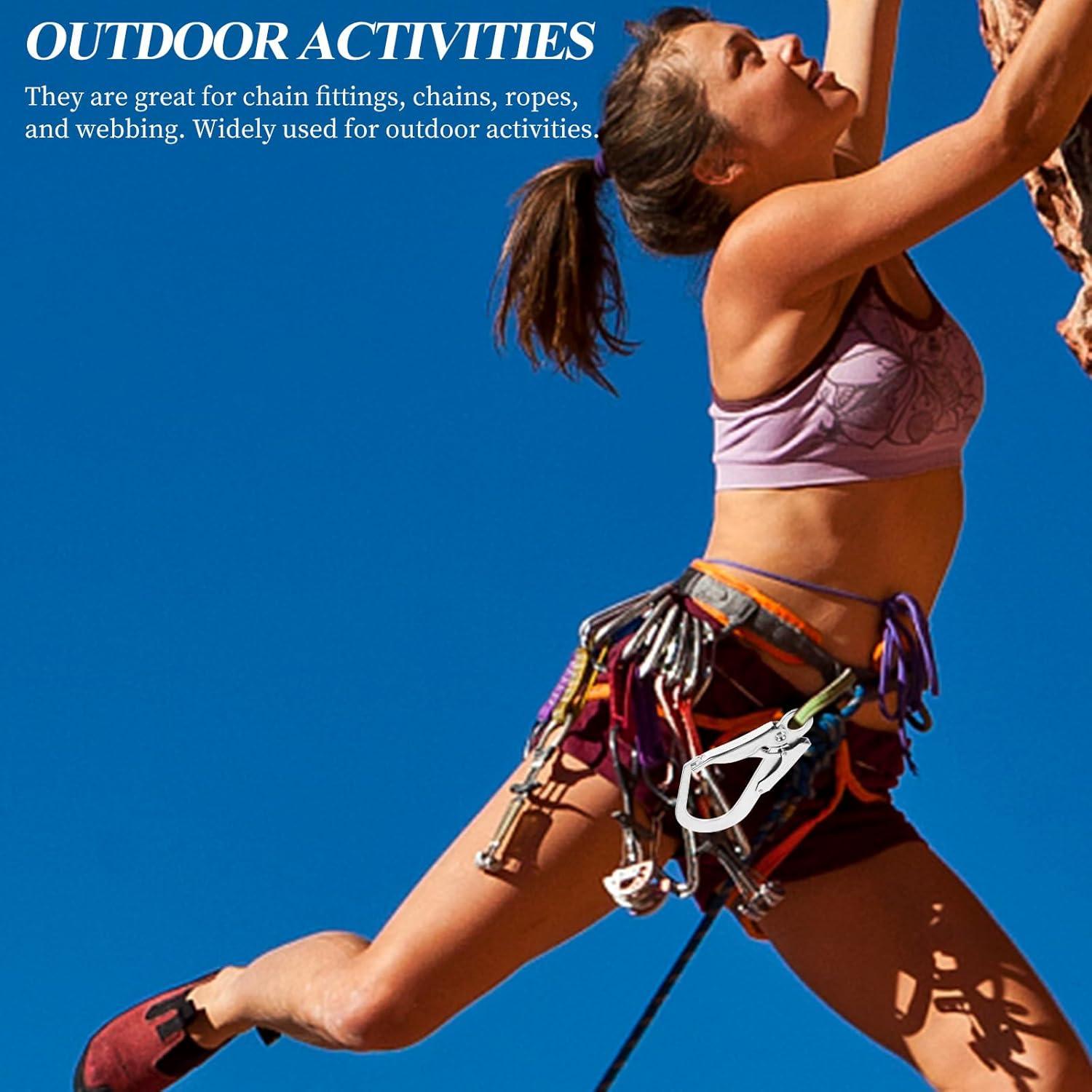 Gancho de Seguridad DOITOOL de Acero Aleado 22cm con Bloqueo