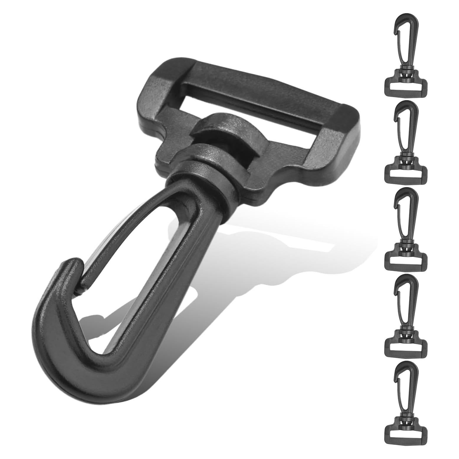 Juego de 12 Ganchos Giratorios de Plástico CooBigo 66.5mm