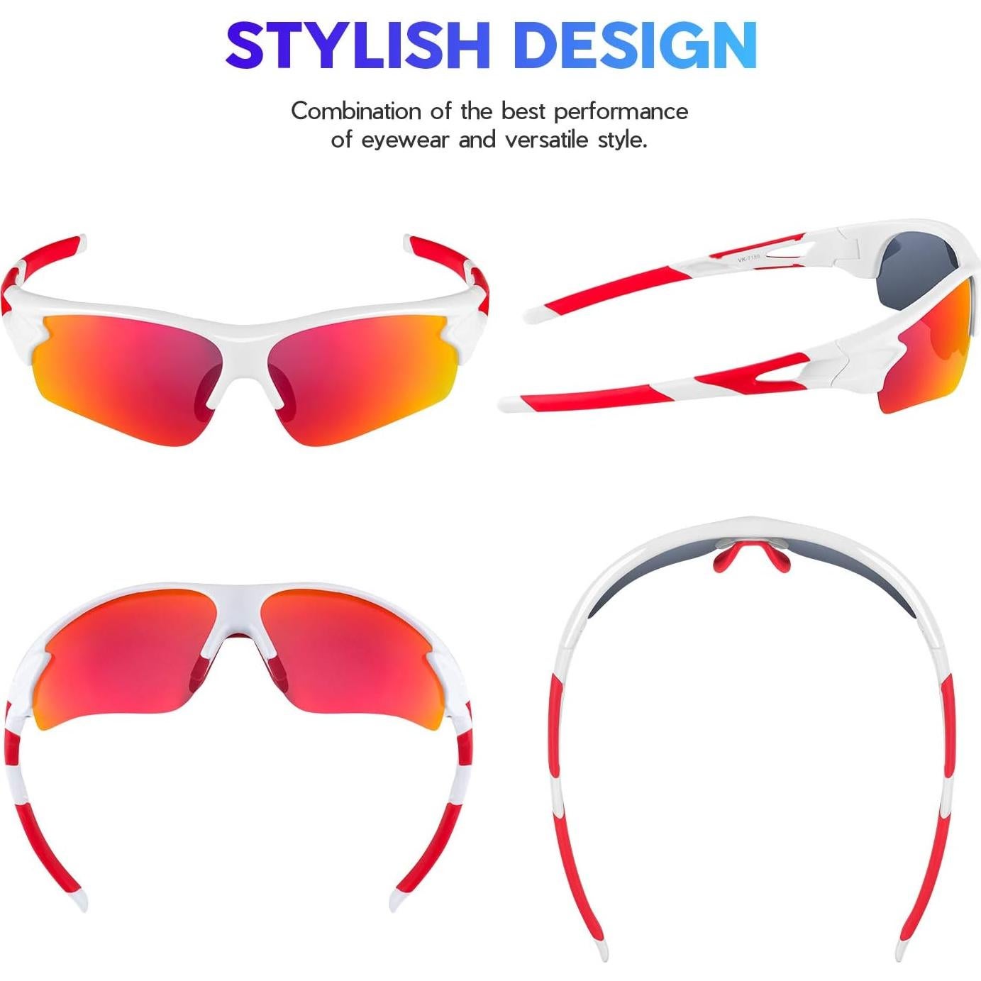 BEACOOL Gafas de Sol Deportivas Polarizadas UV400 Unisex