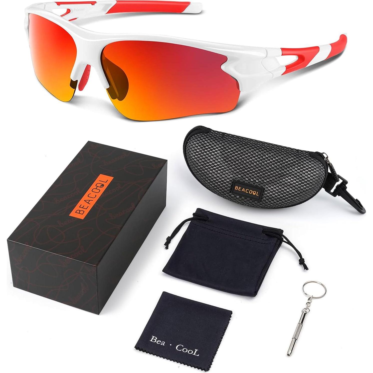 BEACOOL Gafas de Sol Deportivas Polarizadas UV400 Unisex