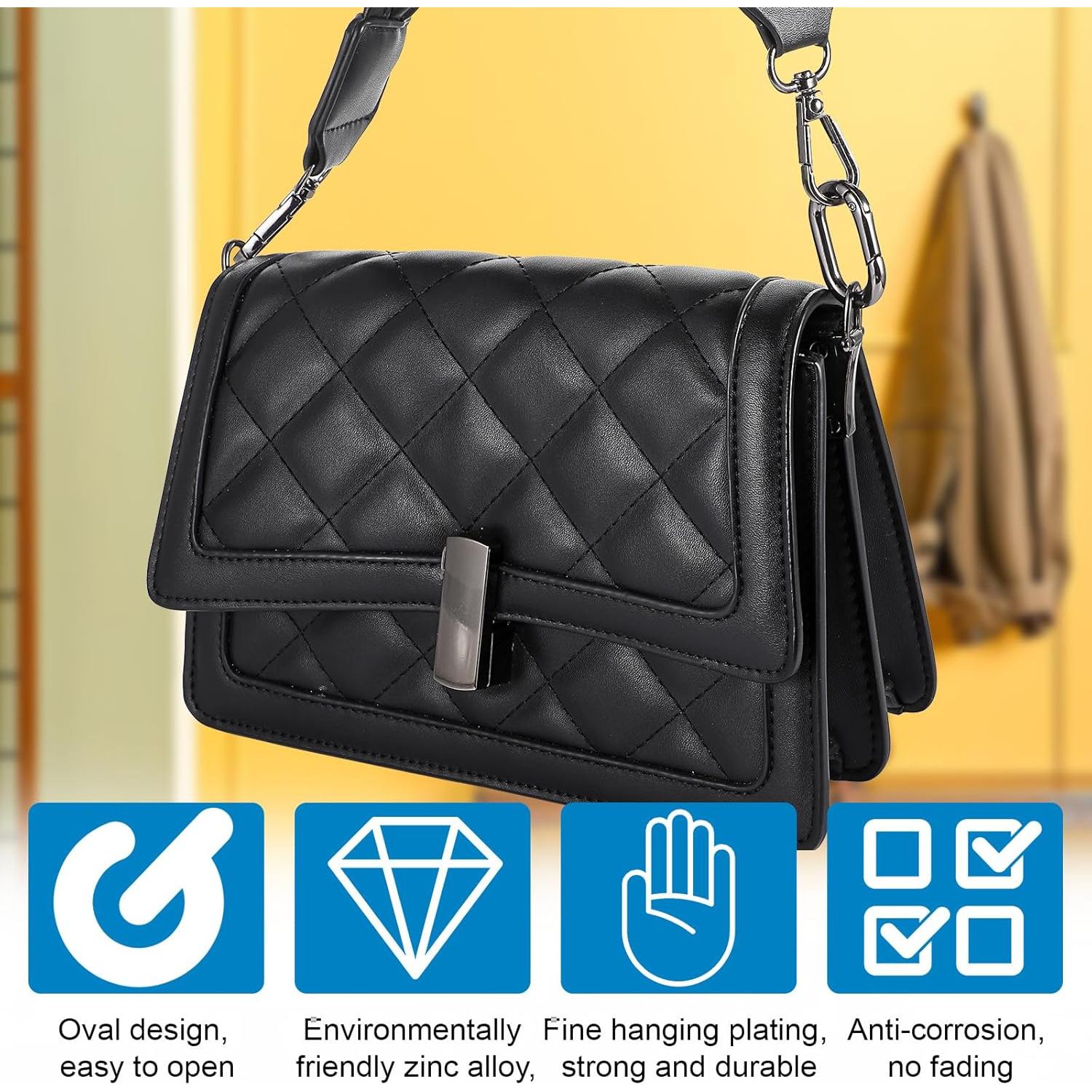 Clips de Carabiner Ovalados Hariendny 1" Paquete de 10