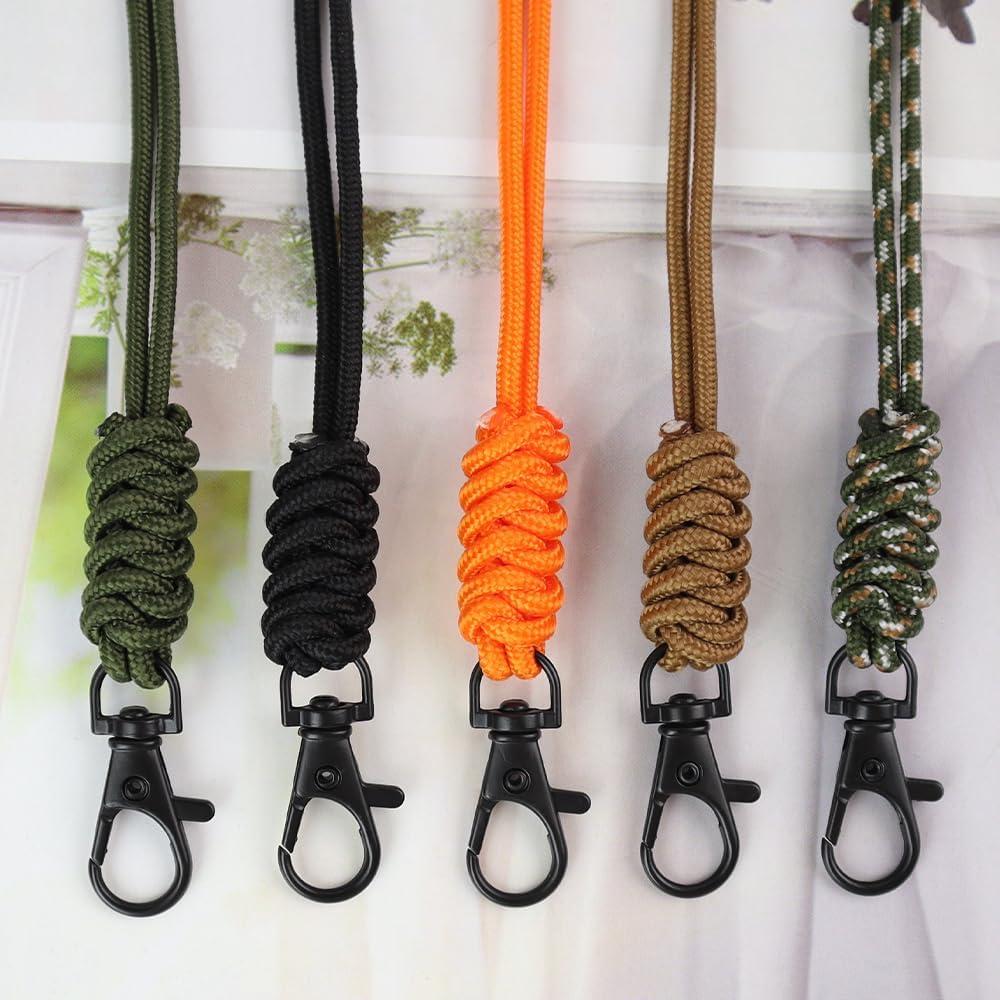 Soporte de Lanyard FANASY para Insignias y Llaves 80cm Negro