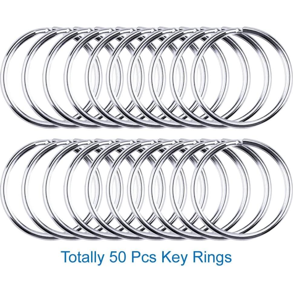 Kit 150 Pcs Ganchos Giratorios y Anillos Selizo para Manualidades