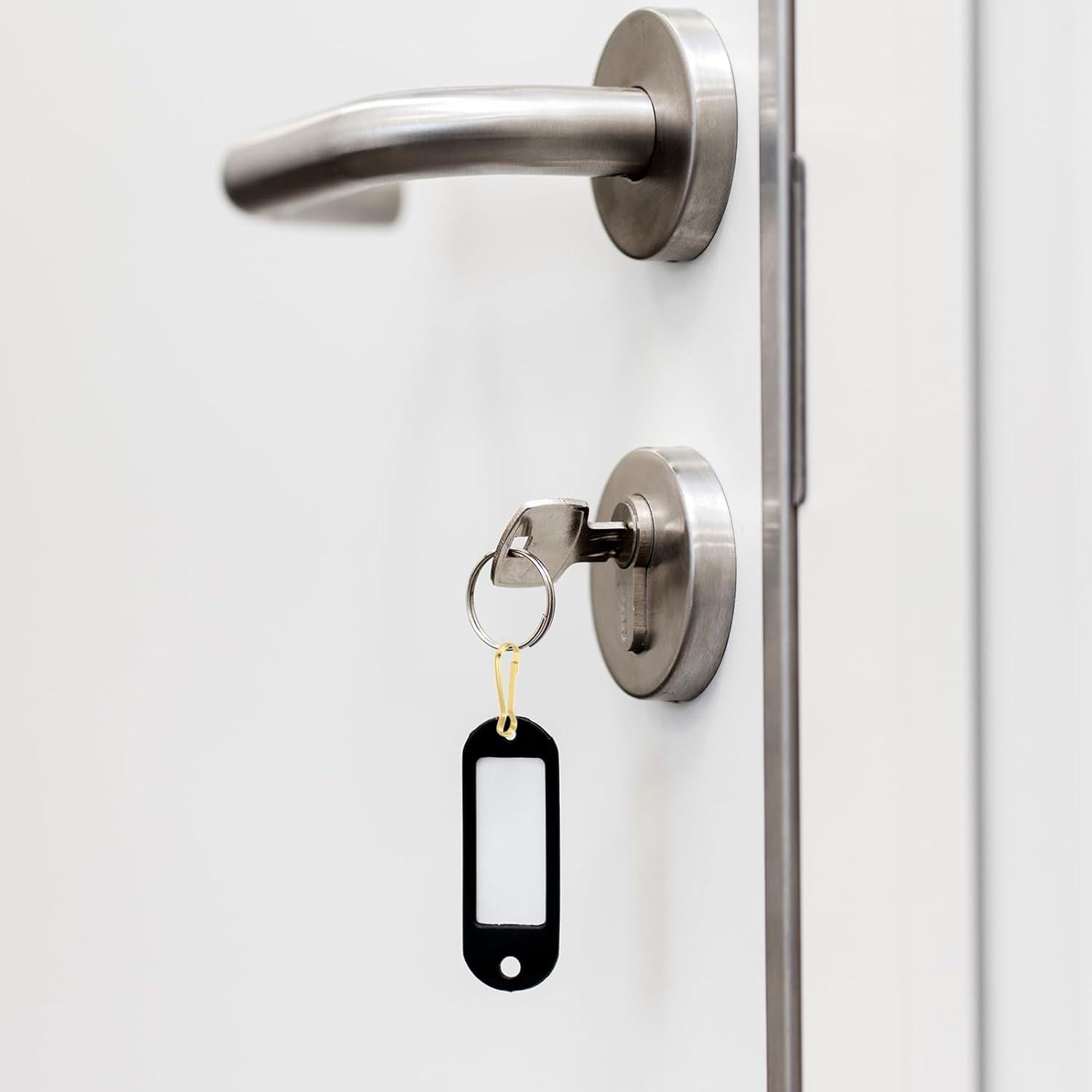 Ganchos de Lanyard PATIKIL 200 Pcs Acero Inoxidable 16mm Negro