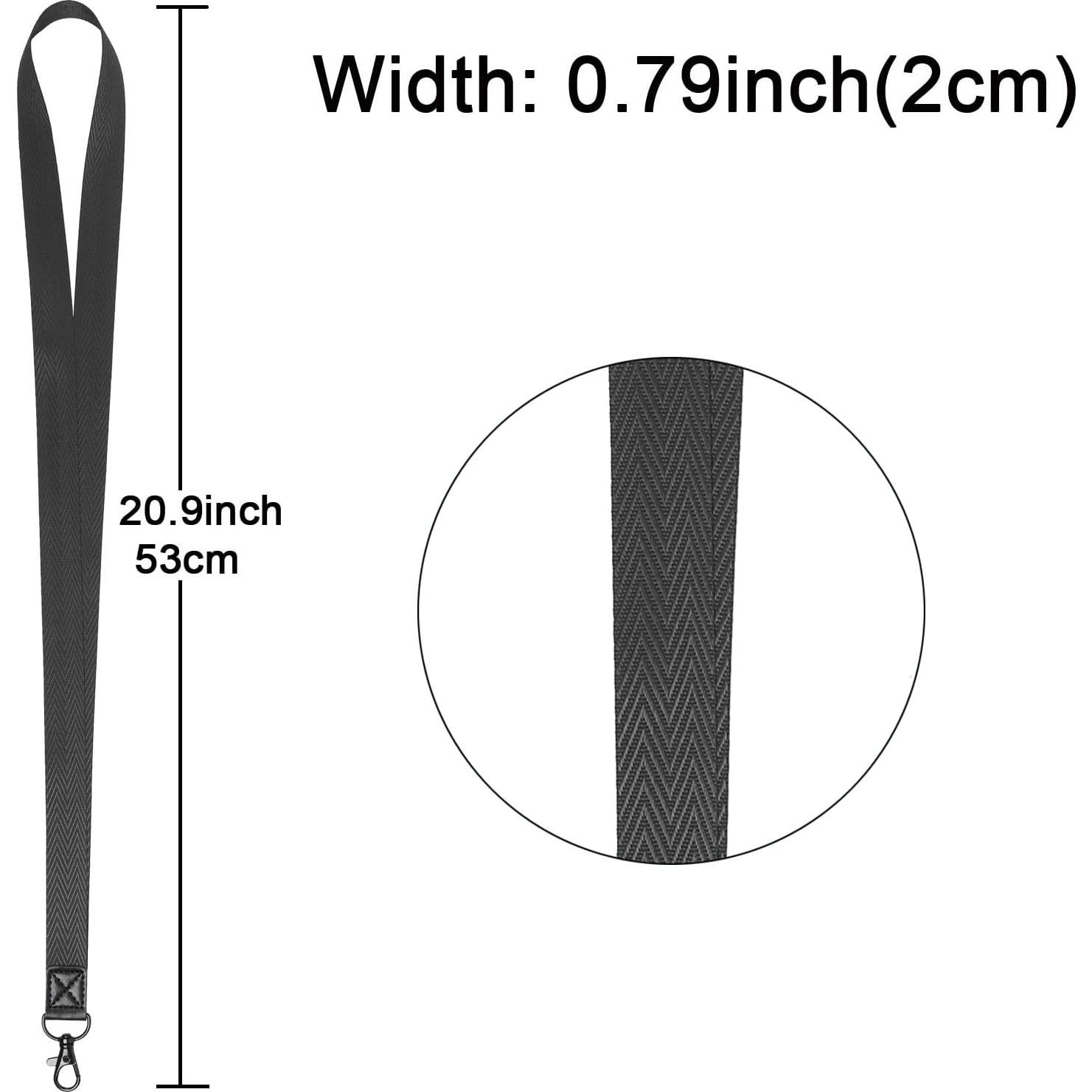 Cintas Negras para Identificación YOUOWO - 5 Pcs 53 cm