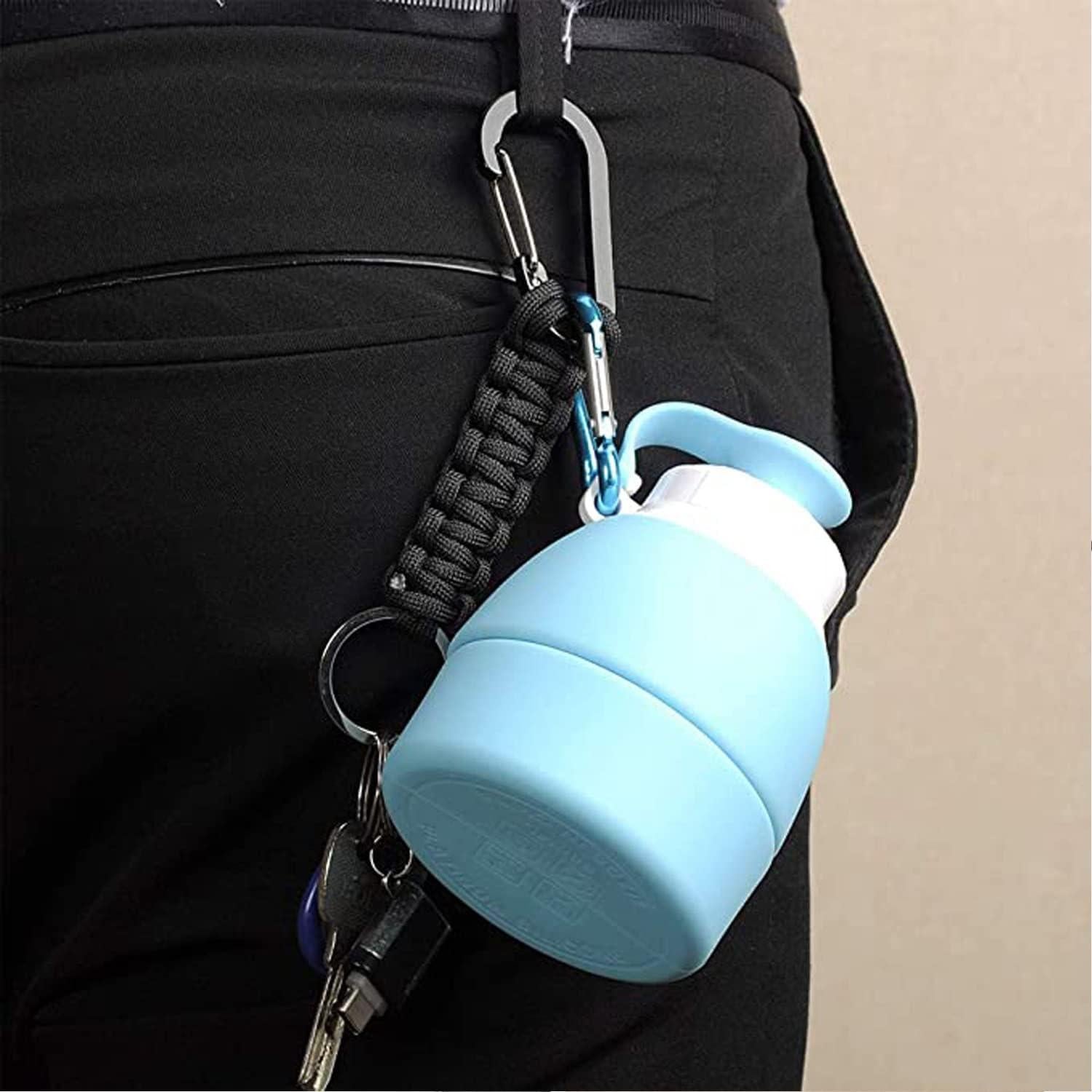 Llavero de Paracord BRAVESHINE con Clip de Carabiner 15.5 cm