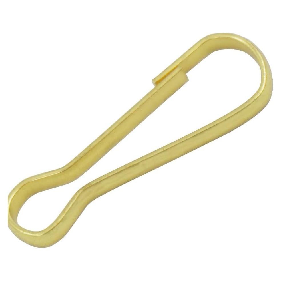 200 Ganchos de Resorte Metal Dorado Bluemoona 25mm