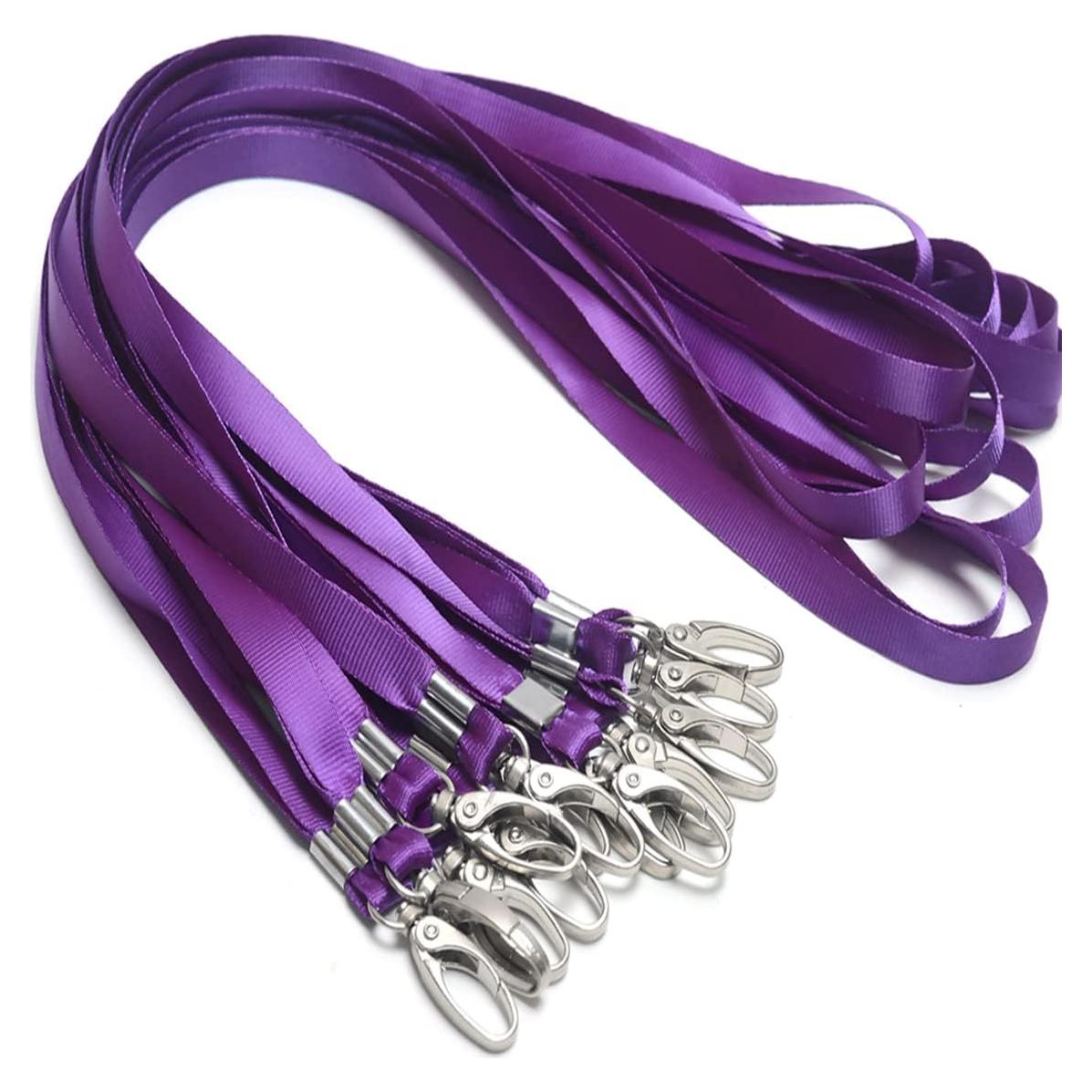 10 Cintas Identificación Antspirit Púrpura con Gancho Giratorio