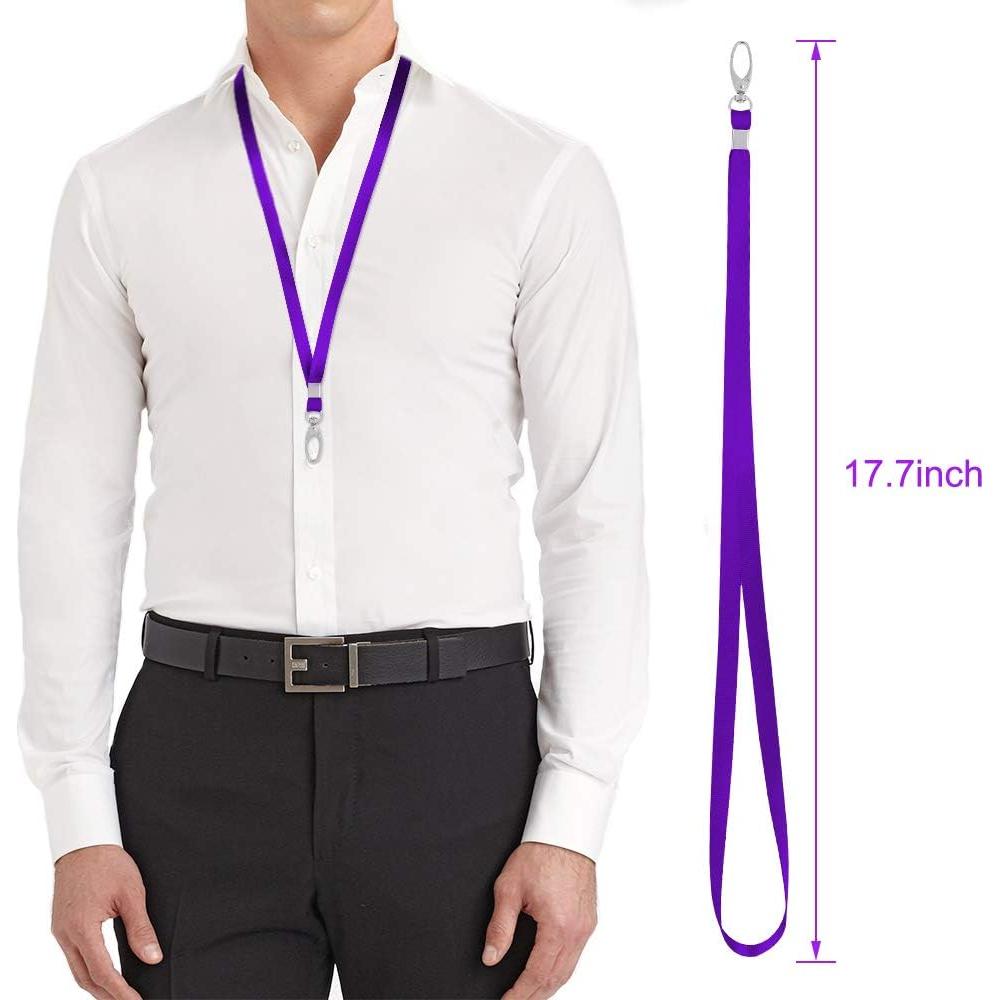 10 Cintas Identificación Antspirit Púrpura con Gancho Giratorio