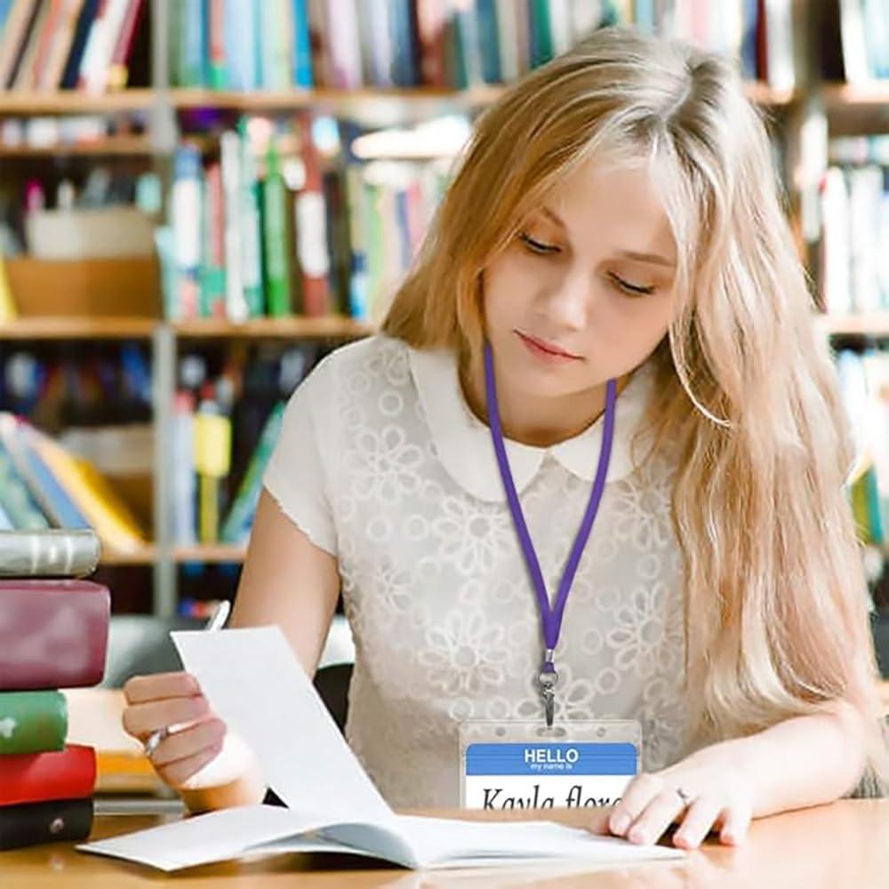 10 Cintas Identificación Antspirit Púrpura con Gancho Giratorio